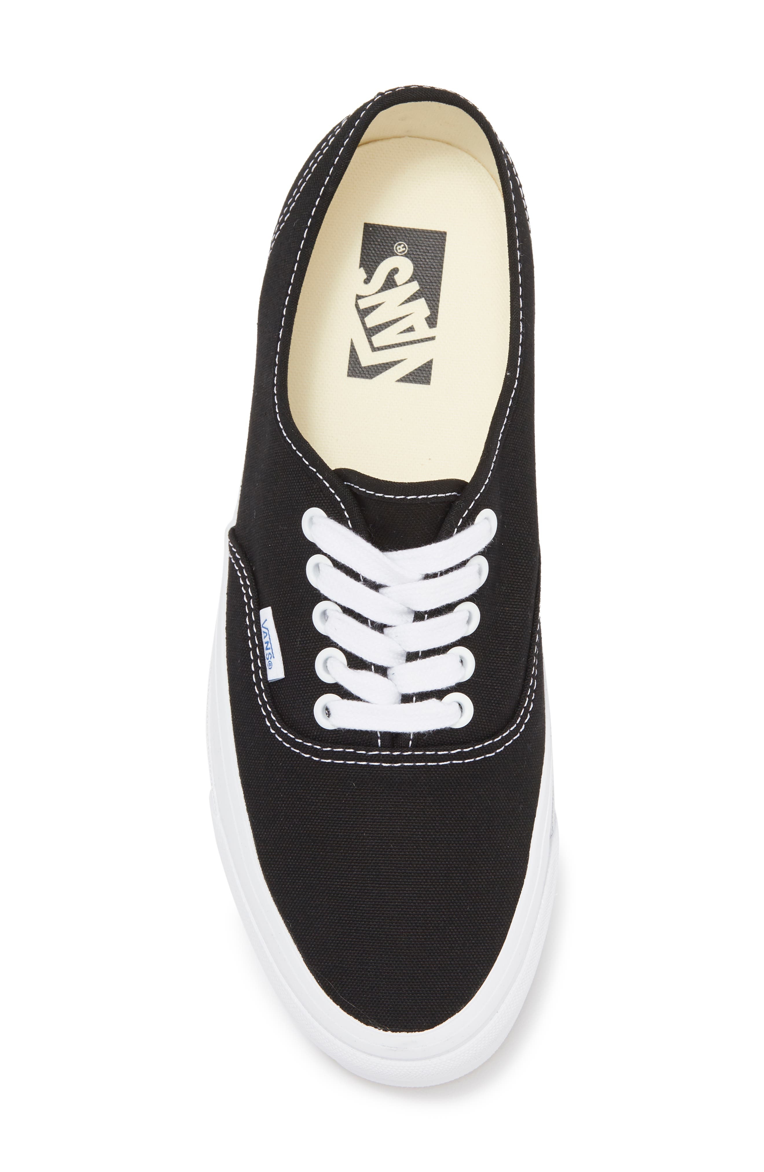 Vans Premium Authentic Reissue Sneaker in Lx Black/White at Nordstrom - 5