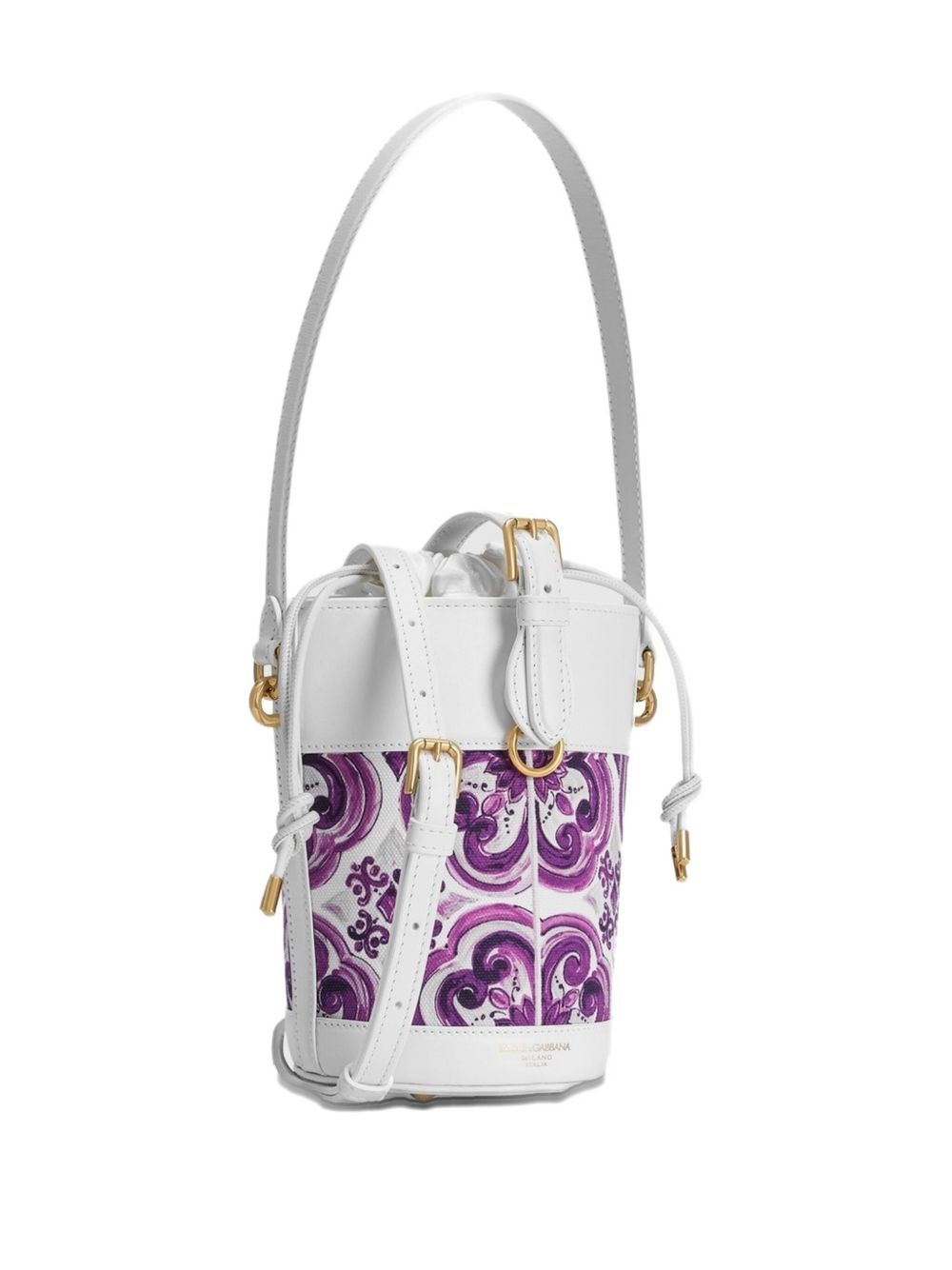 floral-print bucket bag - 4