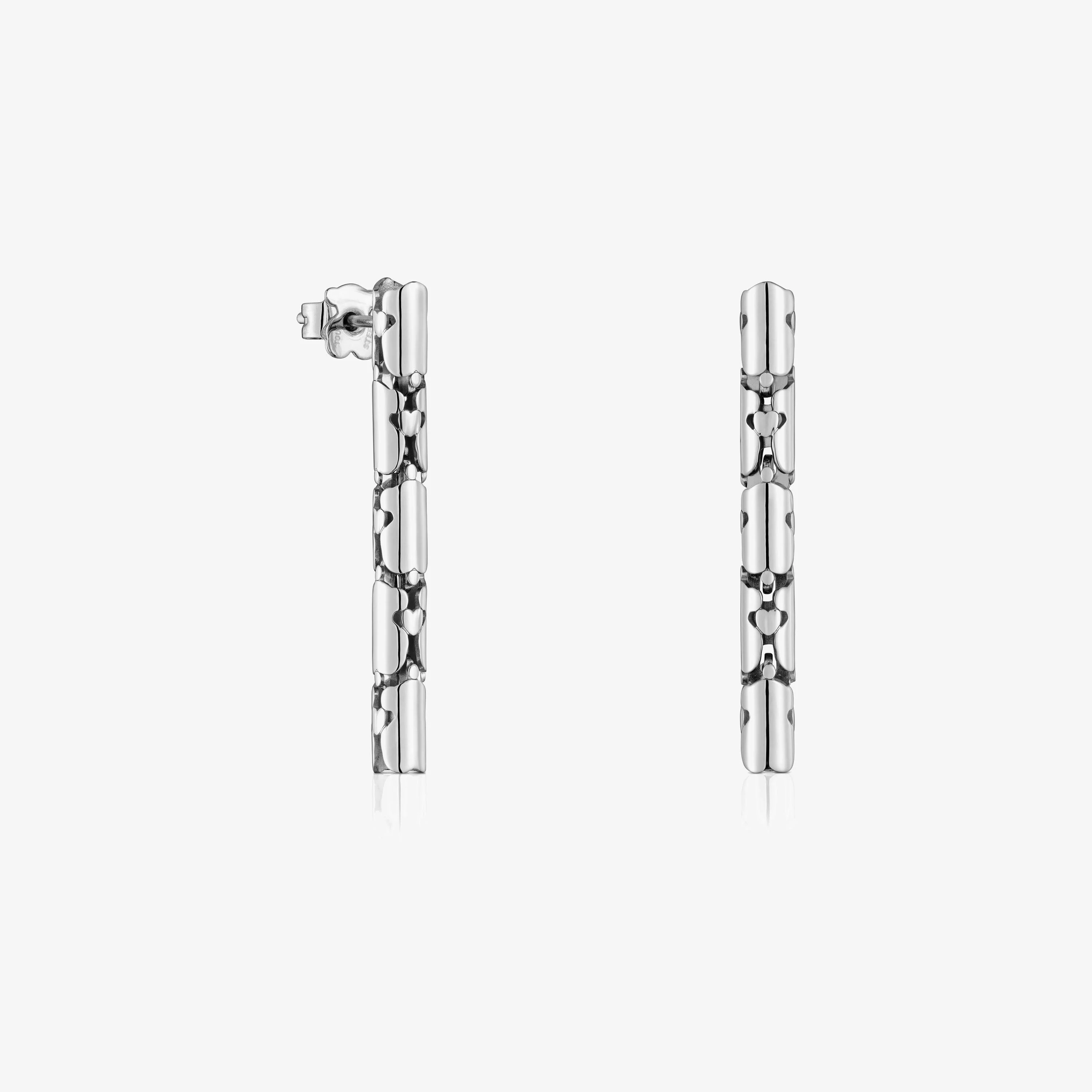 Long articulated steel Earrings TOUS Carrusel - 1