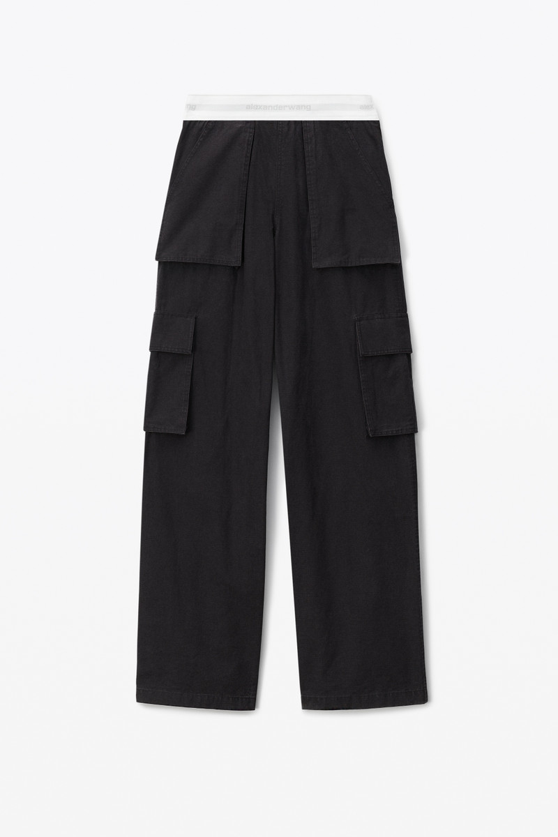 LOGO CARGO PANT IN RIPSTOP COTTON 1
