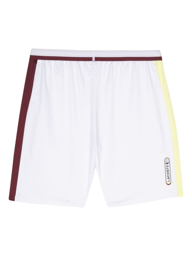 LACOSTE x Daniil Medvedev logo-appliquÃ© shorts outlook