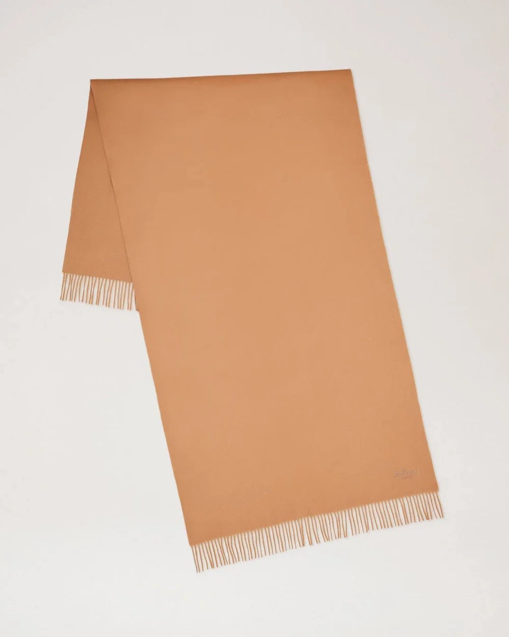 Solid Merino Wool Scarf Camel Merino Wool - 1