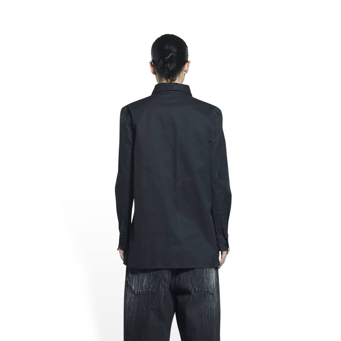 Men's Tailored Shirt  in Black - 4