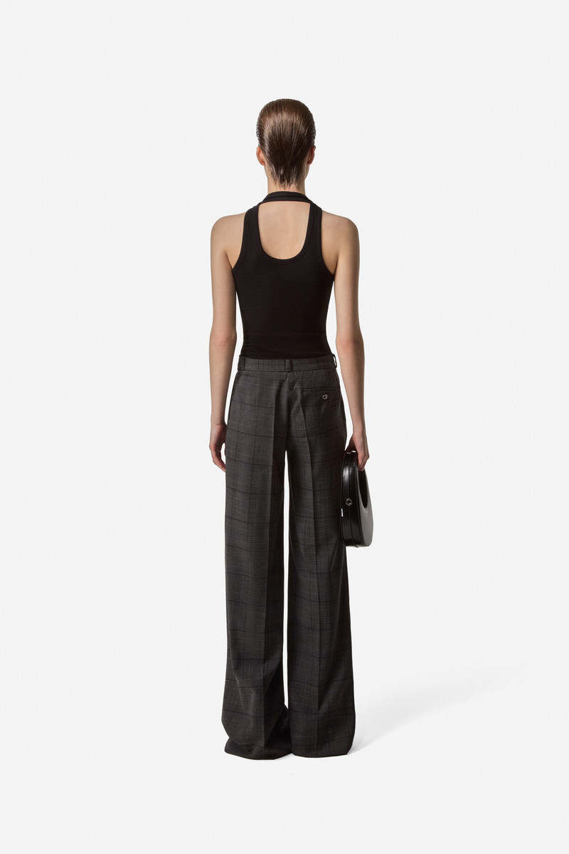 Wide Leg Tailored Trousers 3