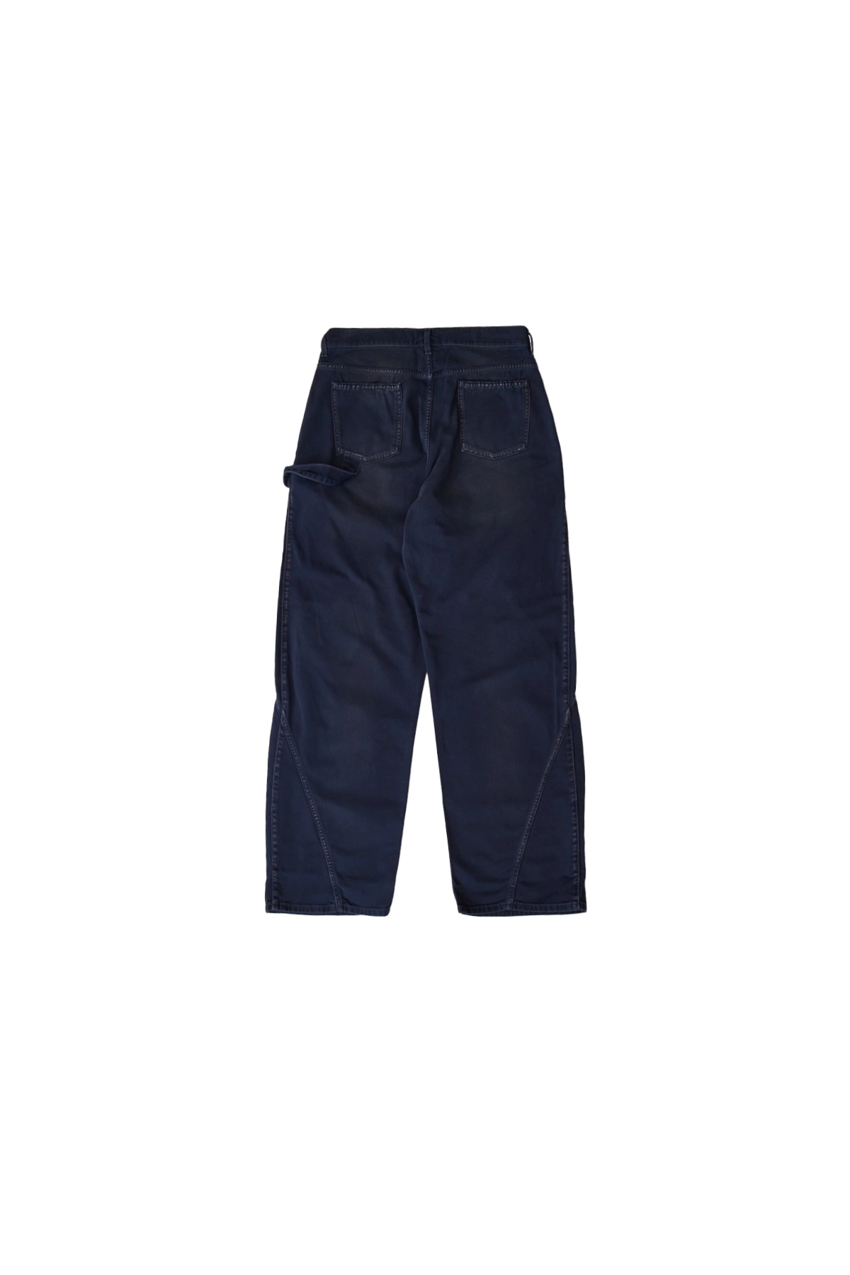 JW Anderson Aged Twisted Workwear Jeans Navy - 2