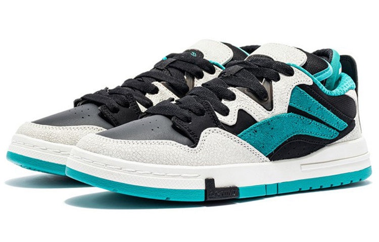 (WMNS) Li-Ning Wave Pro 'Black White Green' AECR044-1 - 3