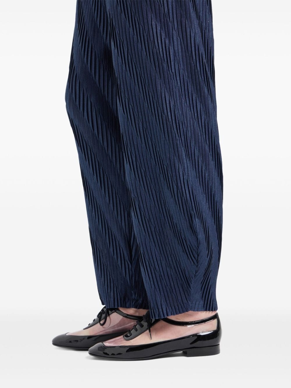 high-waist pleated trousers - 4