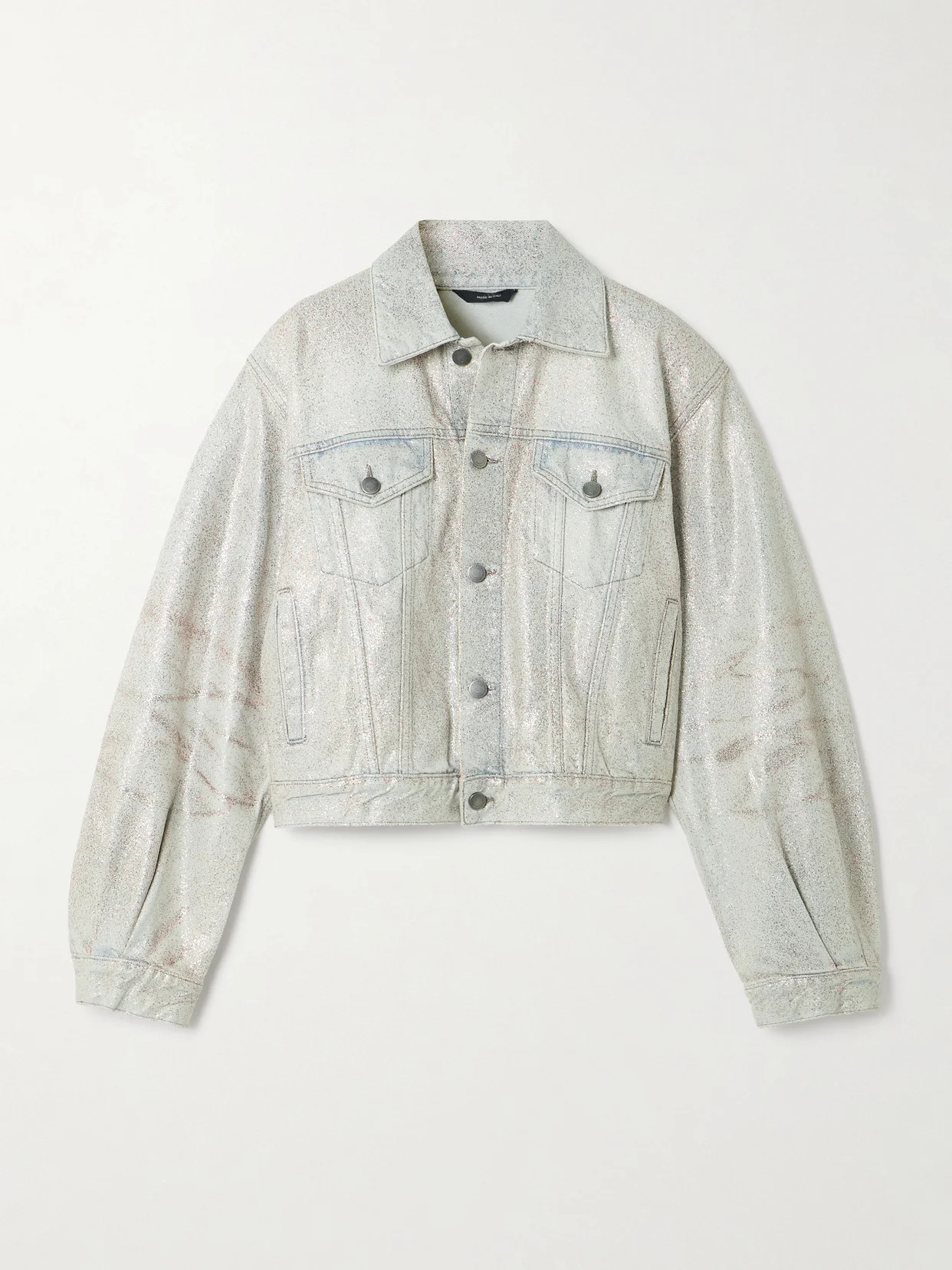 Simon Glam Glittered Denim Jacket - 1