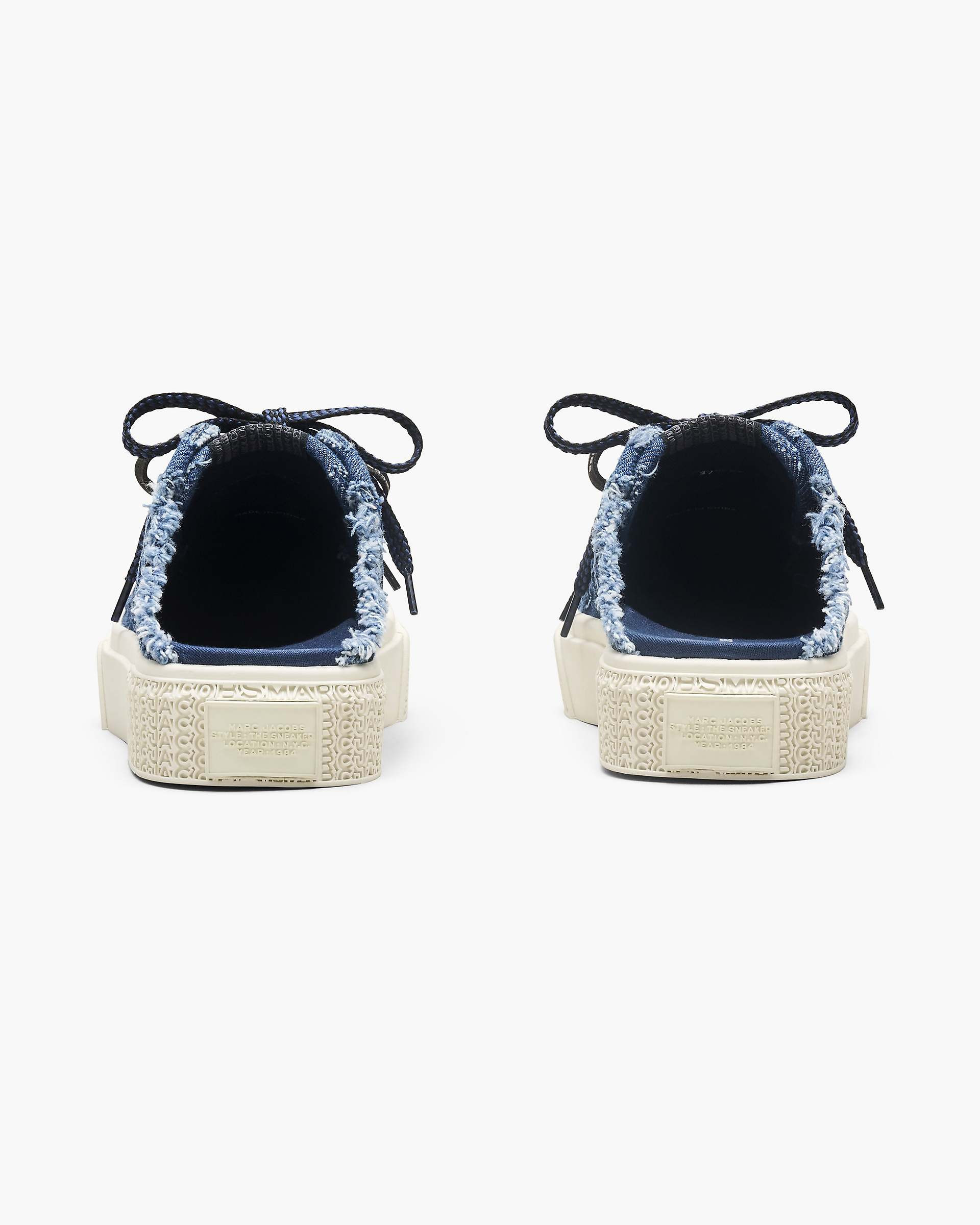 THE PUFFY DAISY DENIM SNEAKER MULE - 6