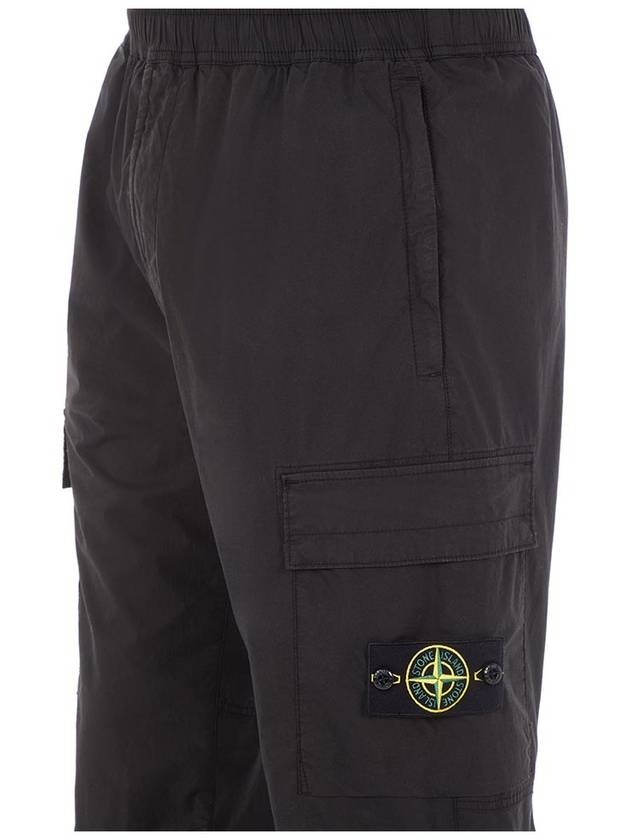 Wappen Patch Cargo Track Pants Black - 5