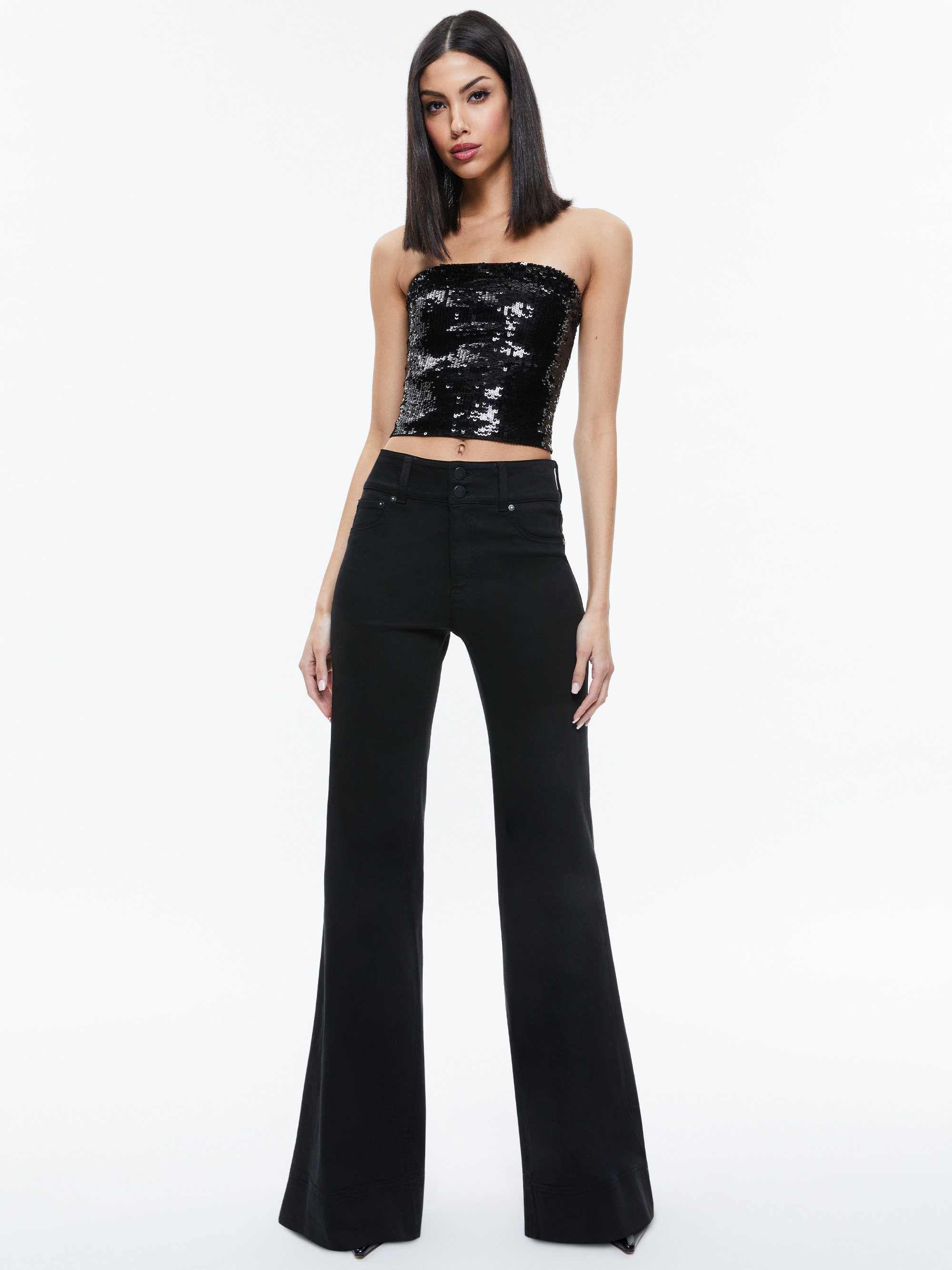 VIVI SEQUIN CROPPED TOP - 6