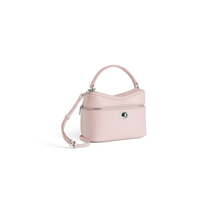 BALENCIAGA Women's Rodeo Vanity in Suede Pink outlook