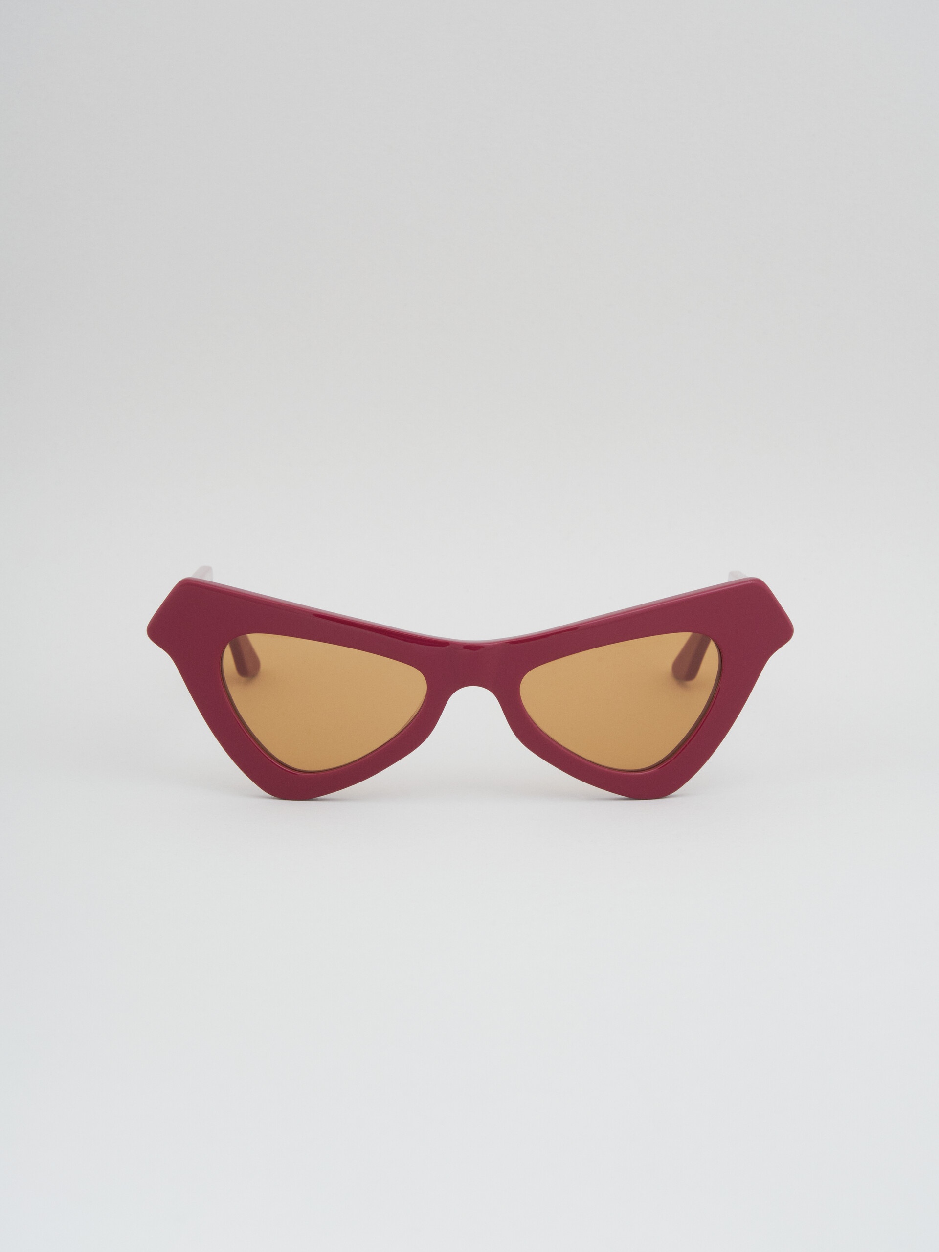 BURGUNDY ACETATE FAIRY POOL SUNGLASSES - 1