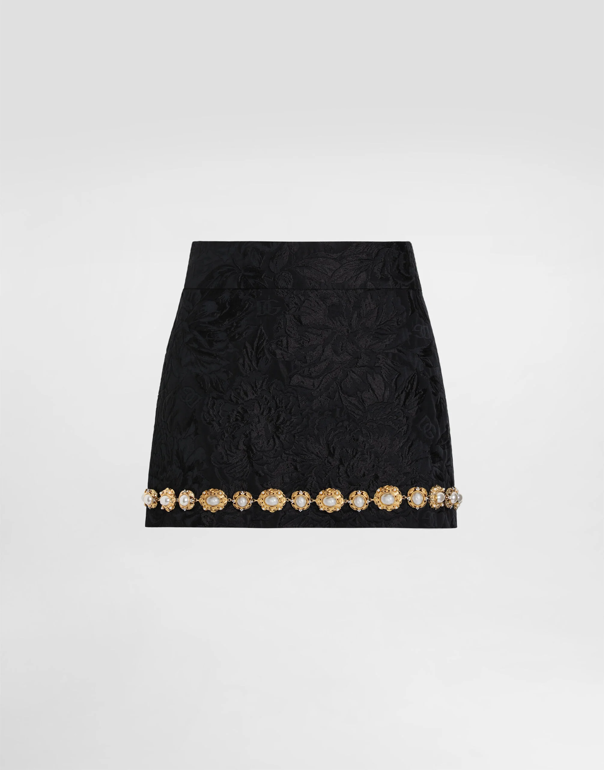 Brocade miniskirt - 1