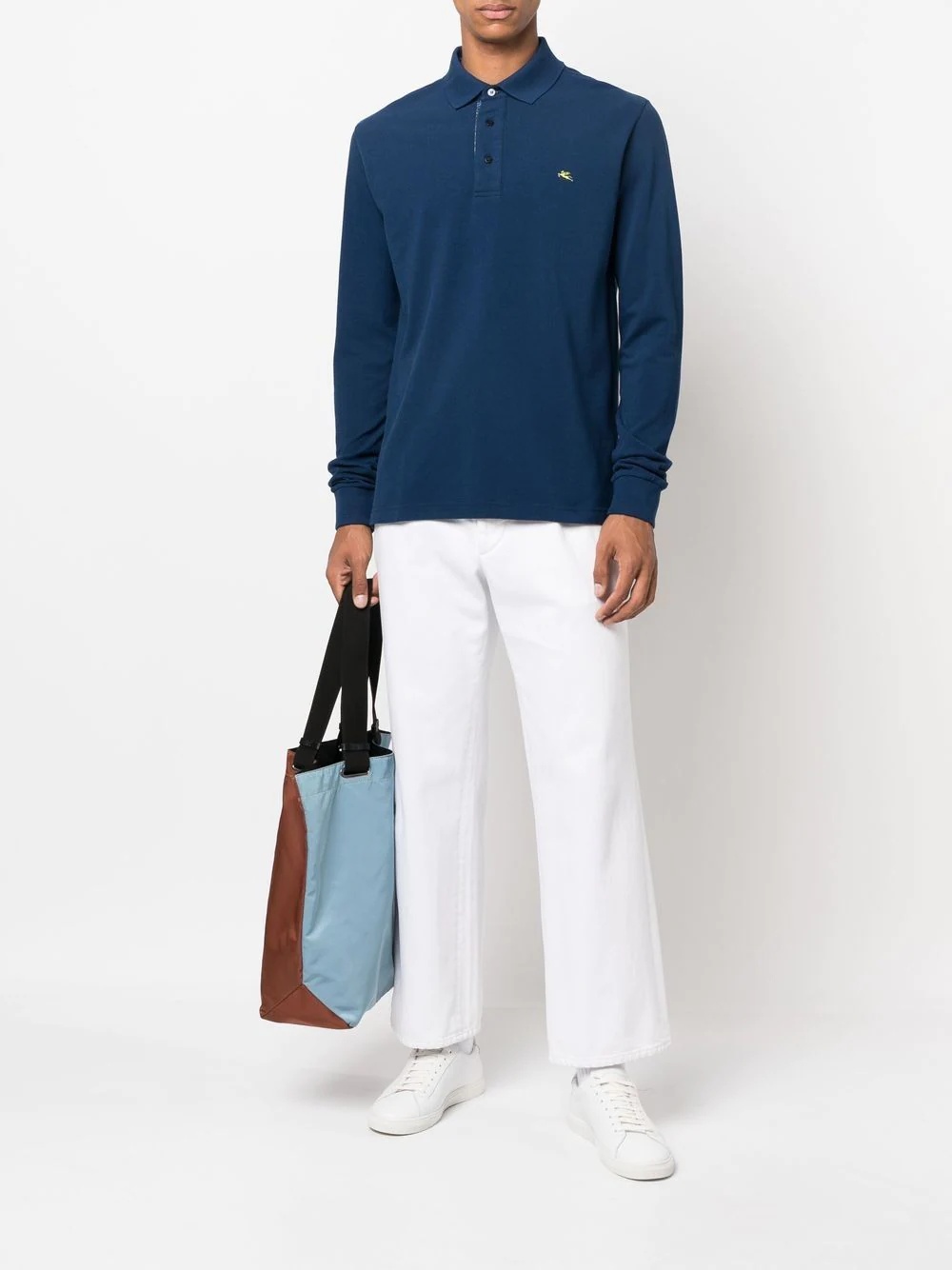 long-sleeve polo shirt - 2