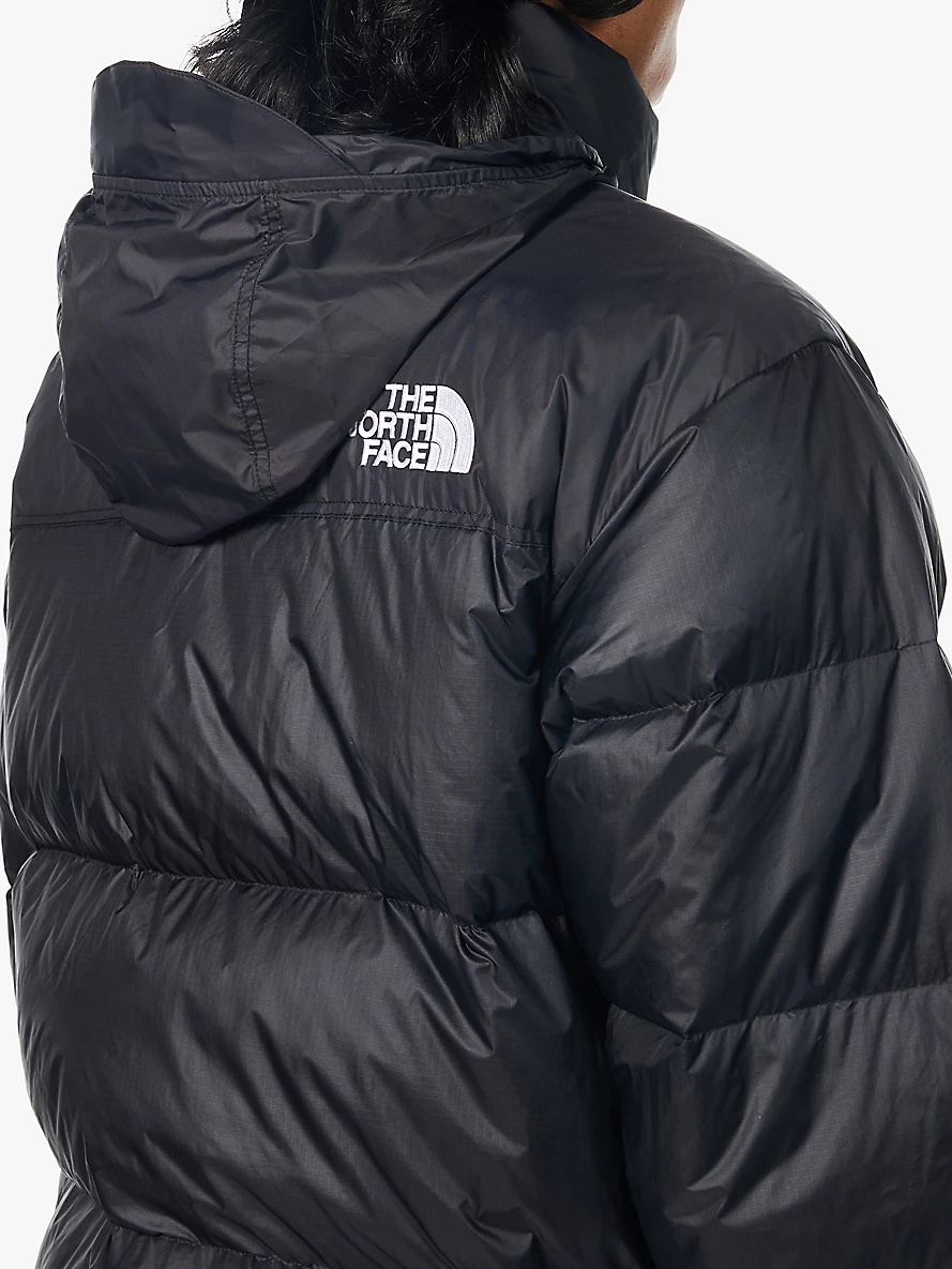 1996 Retro Nuptse funnel-neck recycled-nylon down jacket - 5