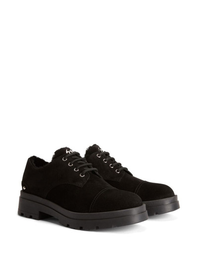 Giuseppe Zanotti Lapley suede lace-up shoes outlook