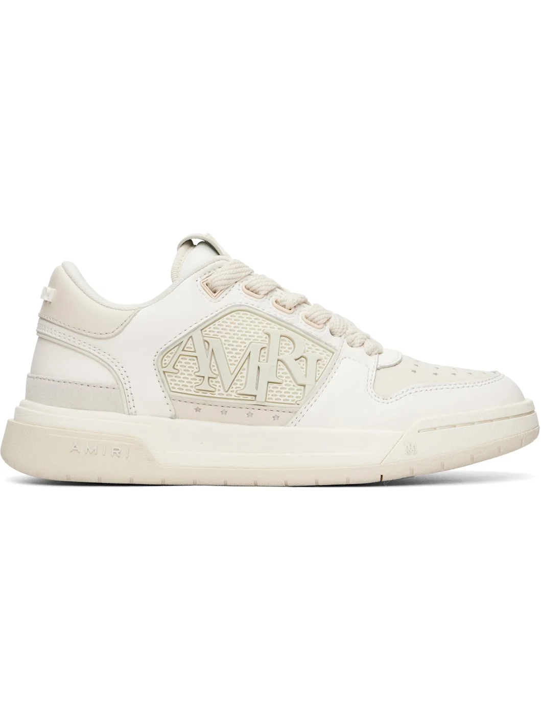 White & Off-White Classic Low Sneakers - 1