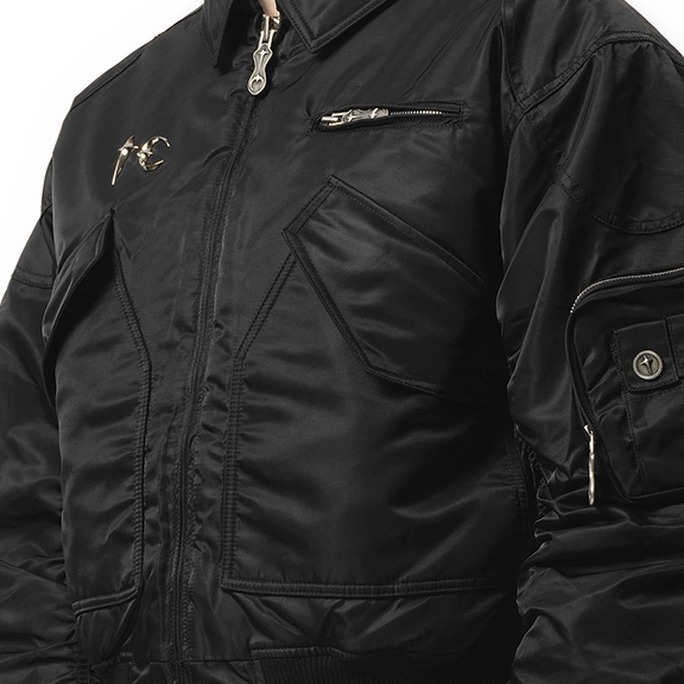 a wingless bird Jacket in Black - 3