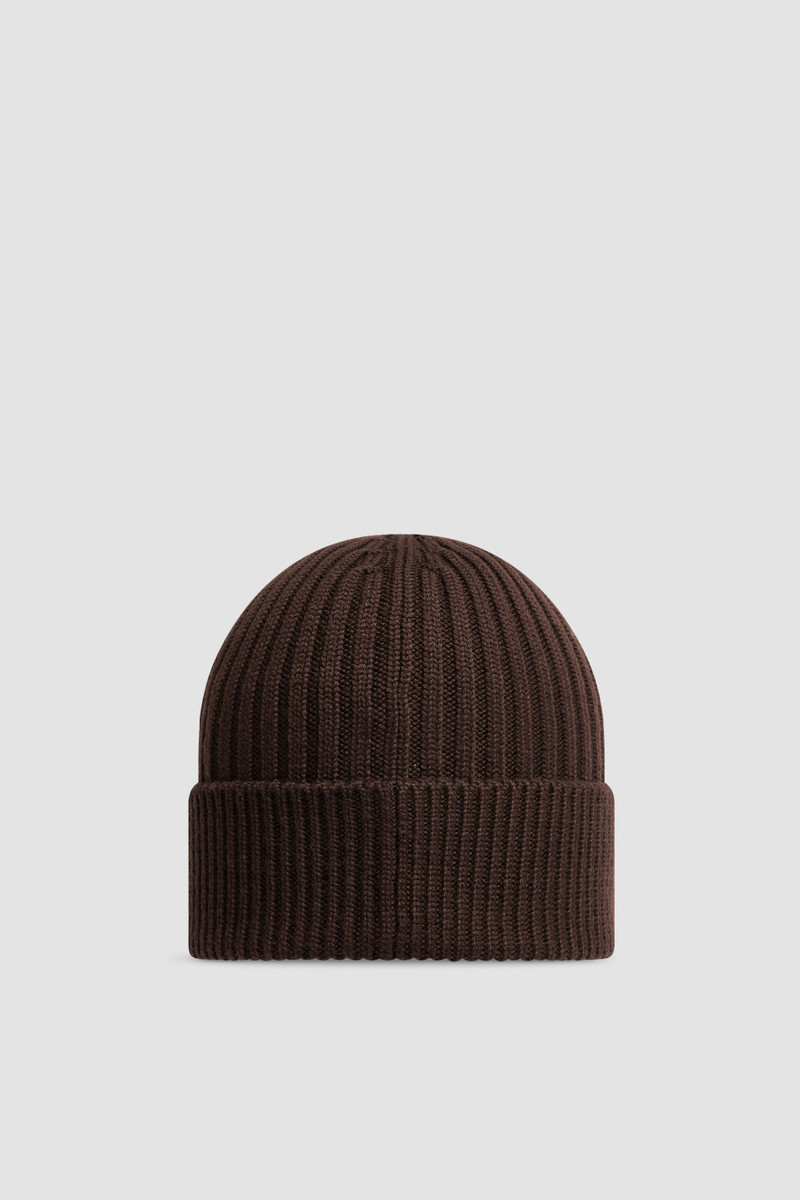 Ribbed Knit Wool Beanie 4