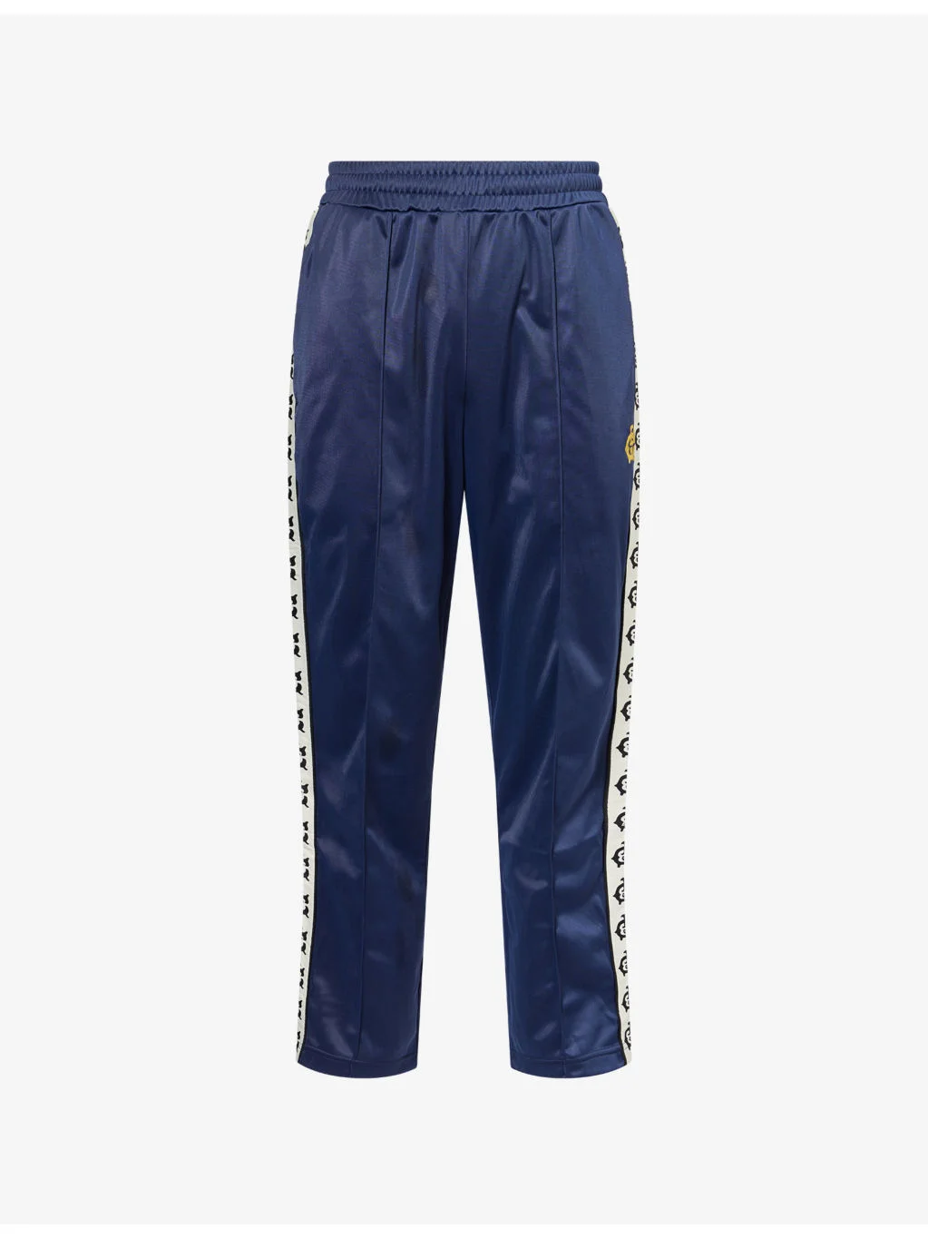 Printed-Trims Straight-Leg Tracksuit Bottoms - 1