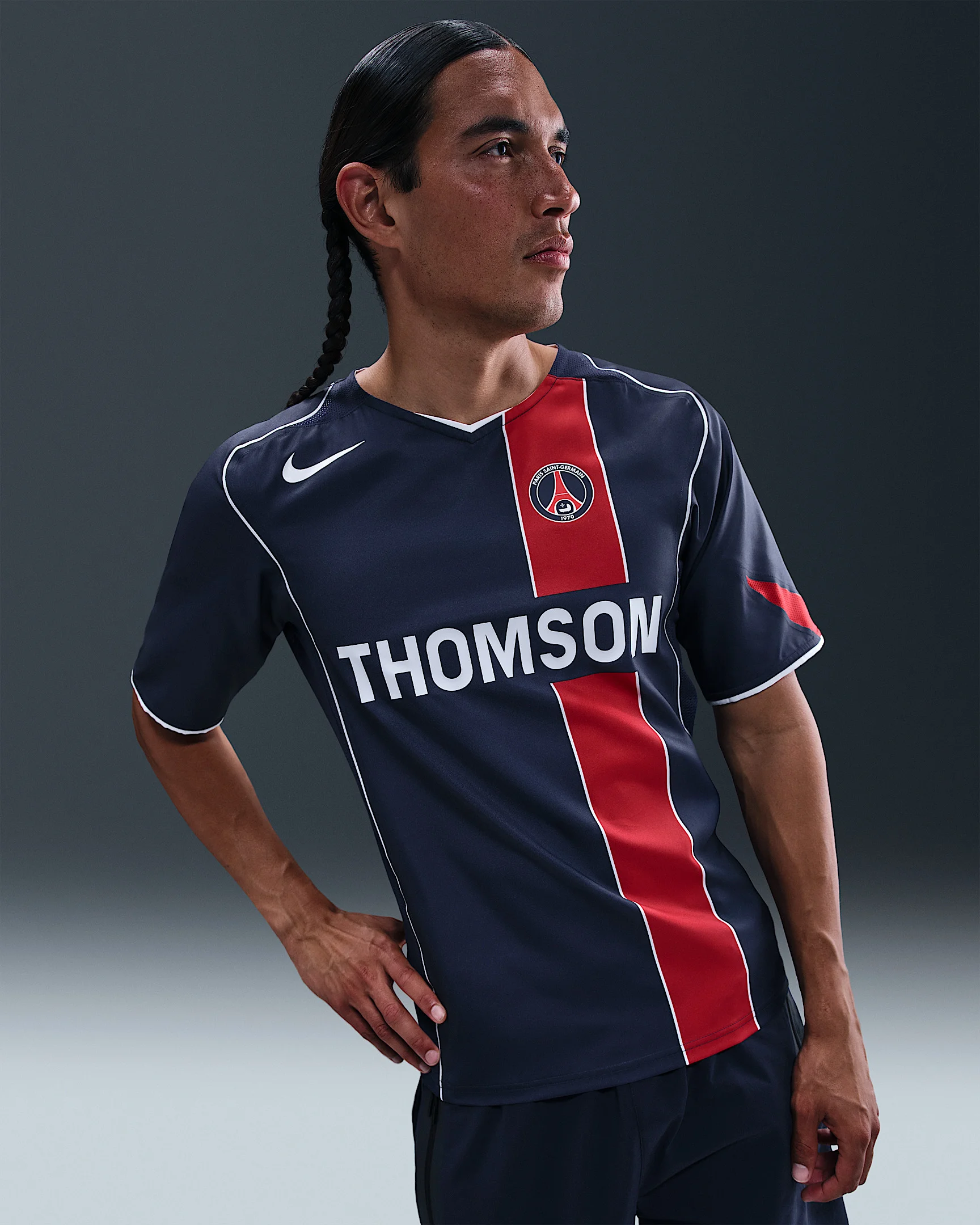 Paris Saint-Germain 2004 Total 90 Reissue Men's Nike Soccer Replica Jersey - 1
