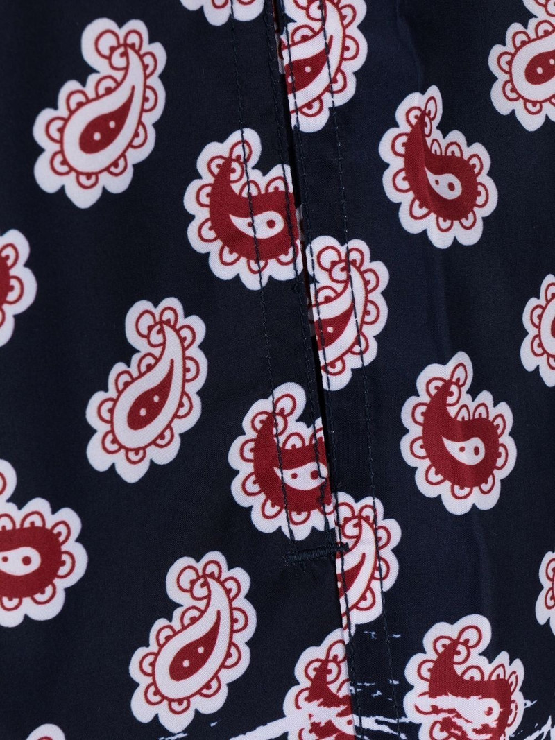 paisley-print swim shorts 3