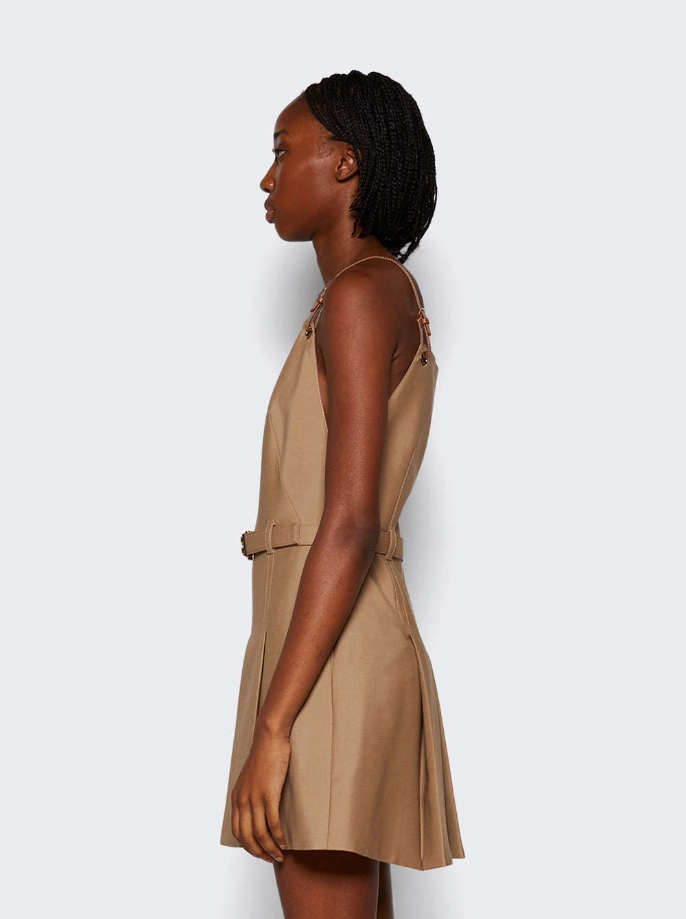 Kid Mohair Mini Dress Hazelnut - 4