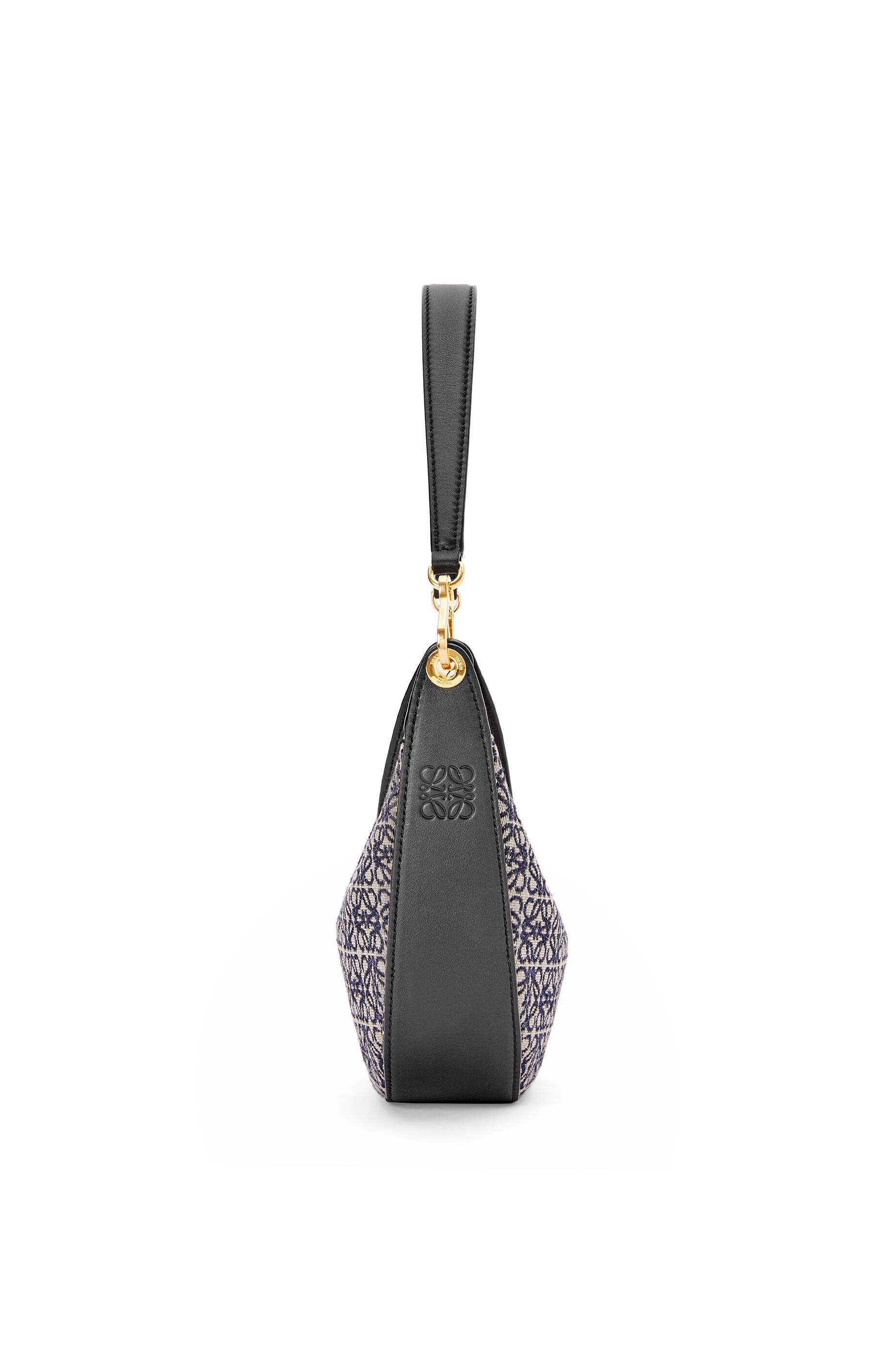 Small LOEWE Luna bag in Anagram jacquard and classic calfskin - 5