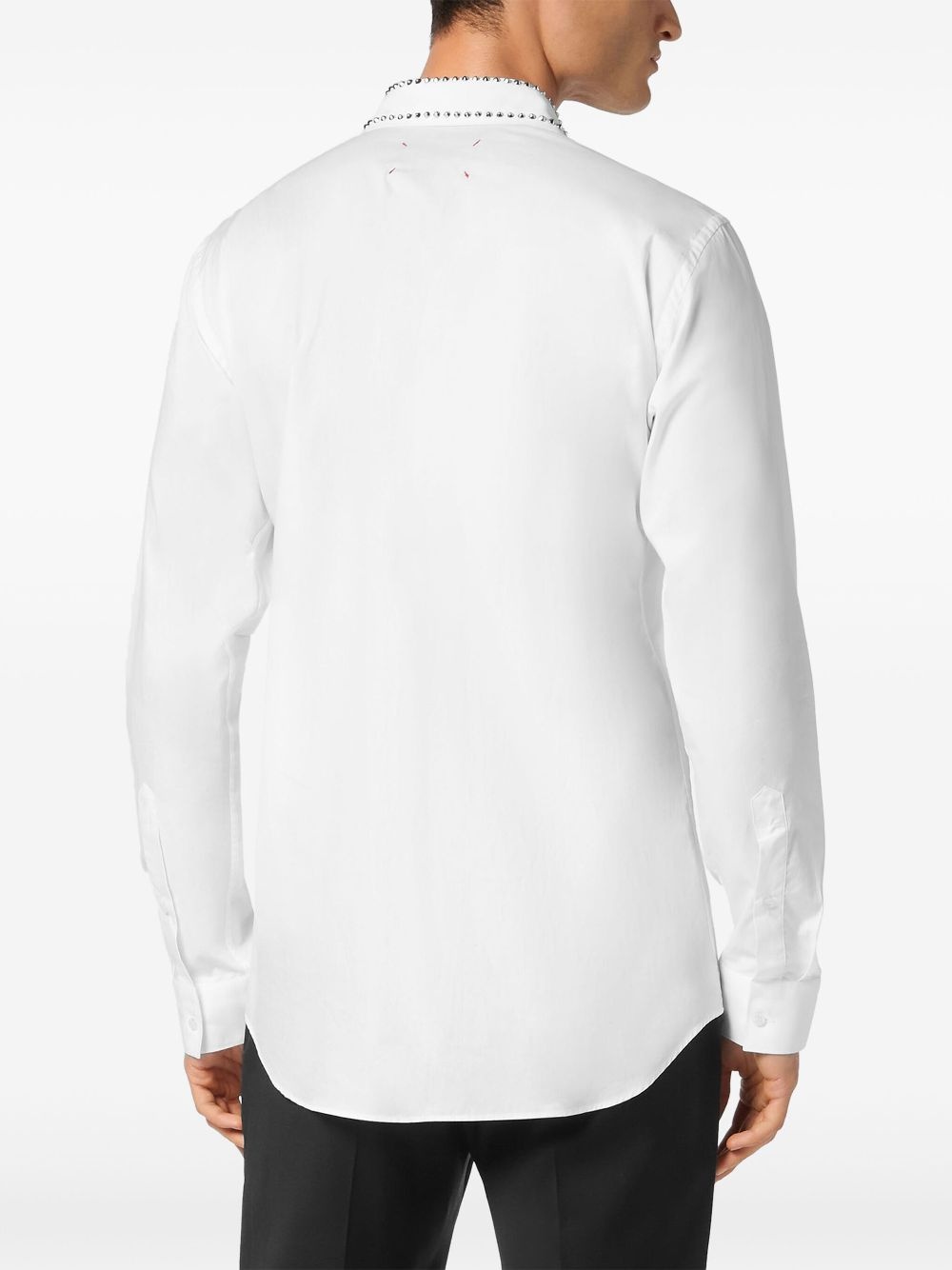 stud-embellished shirt - 4