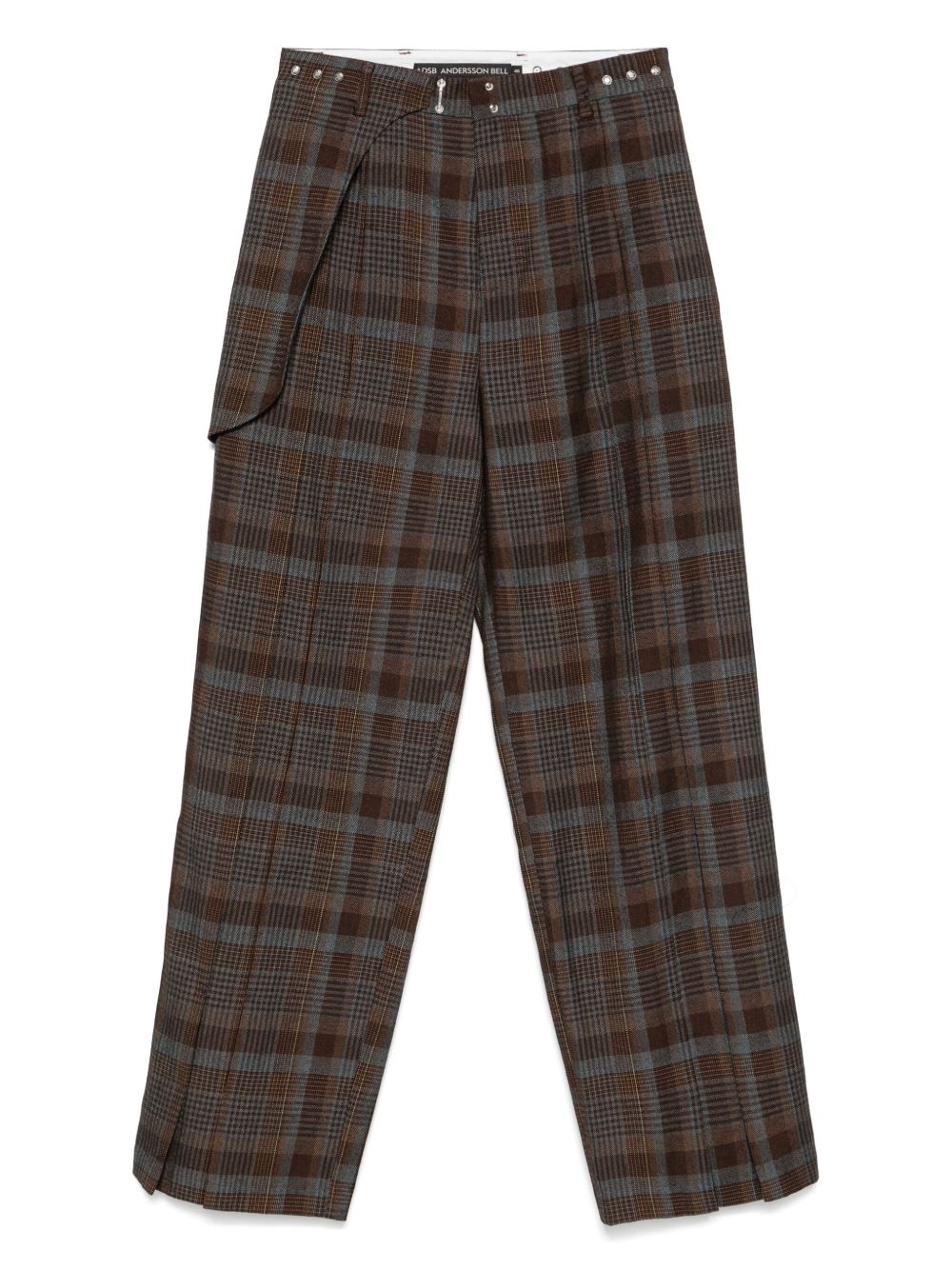 checked trousers - 1