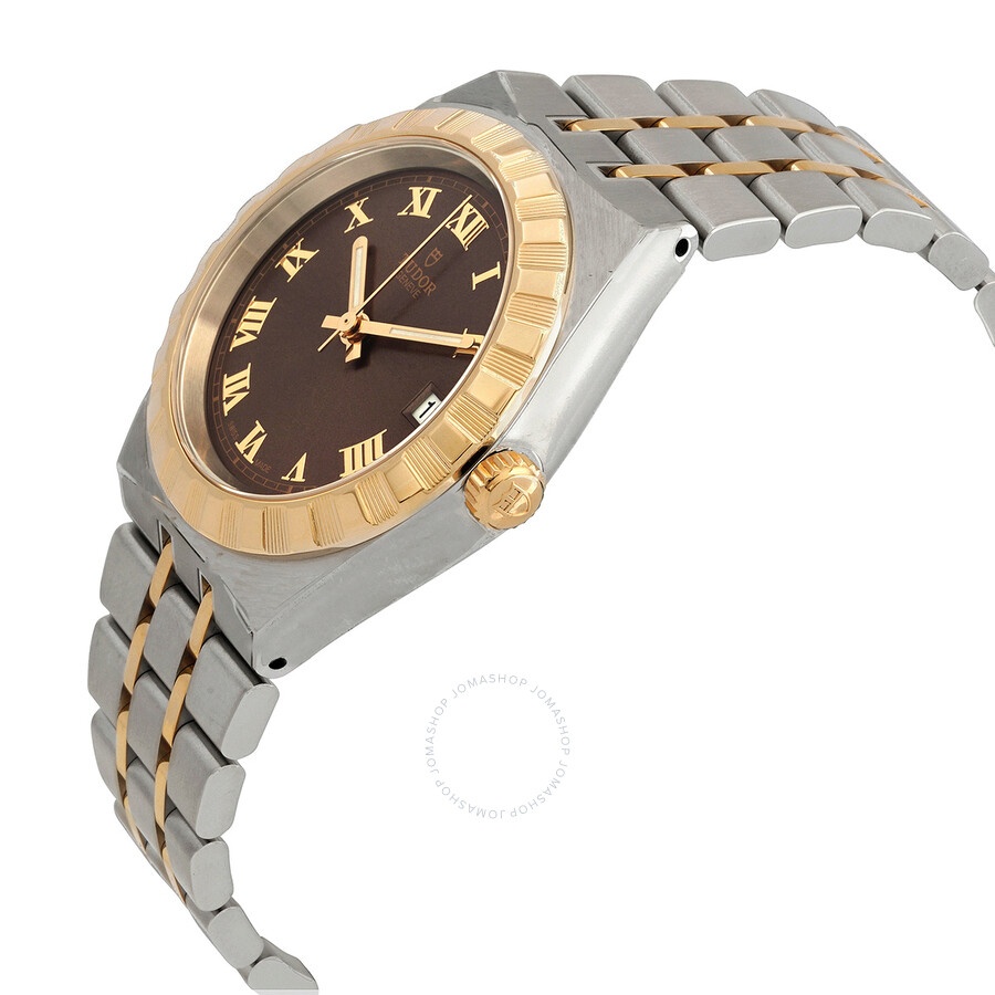 Tudor Royal Automatic Chocolate Brown Dial Two-Tone Ladies Watch M28403-0008 - 2