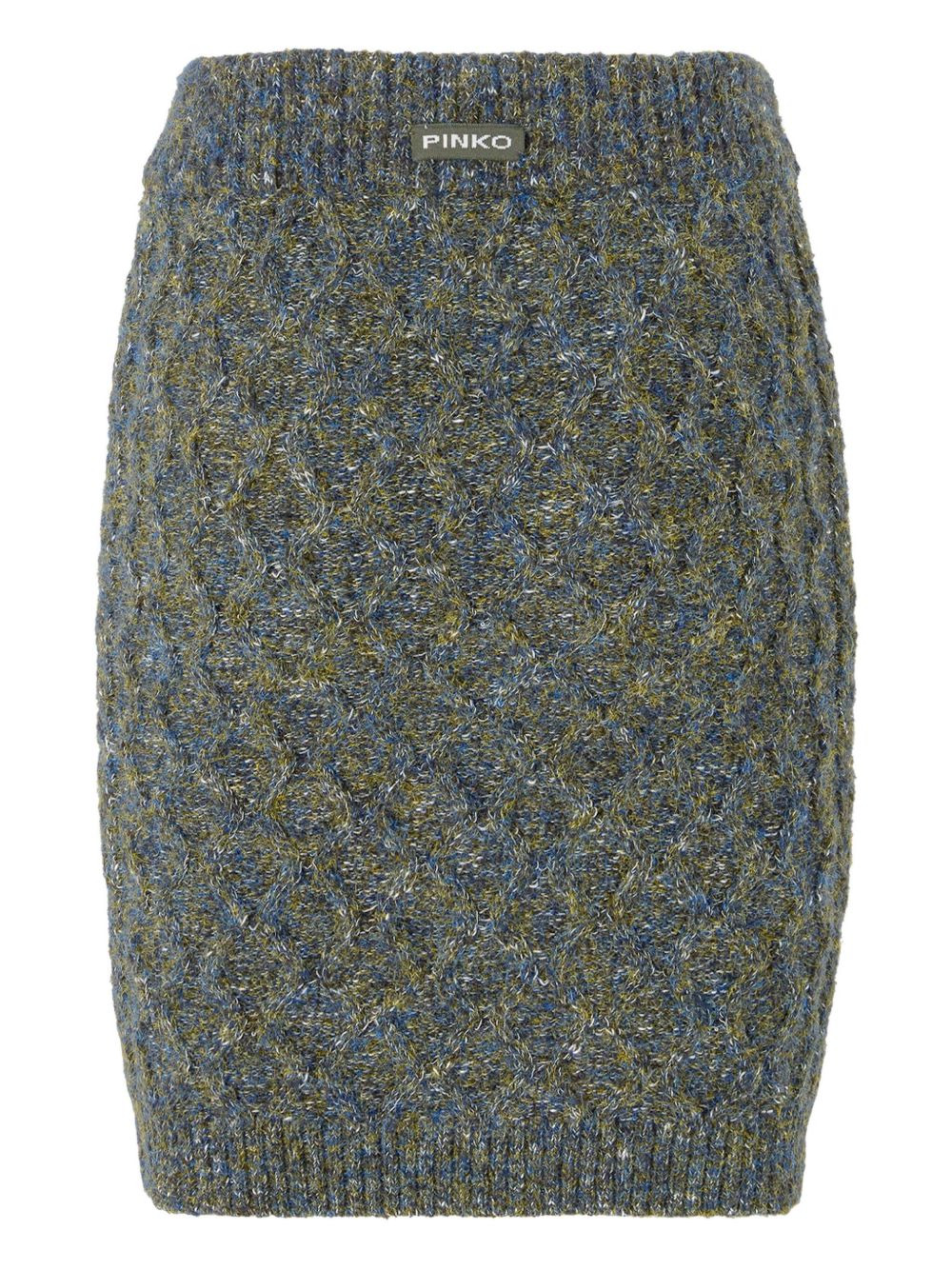cable-knit embellished mini skirt - 2