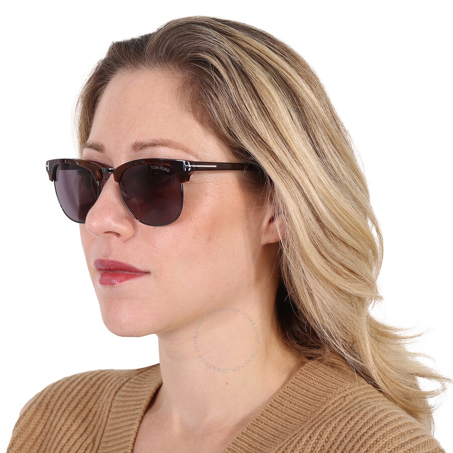 Tom Ford Henry Grey Square Men's Sunglasses FT0248 52A 51 - 2