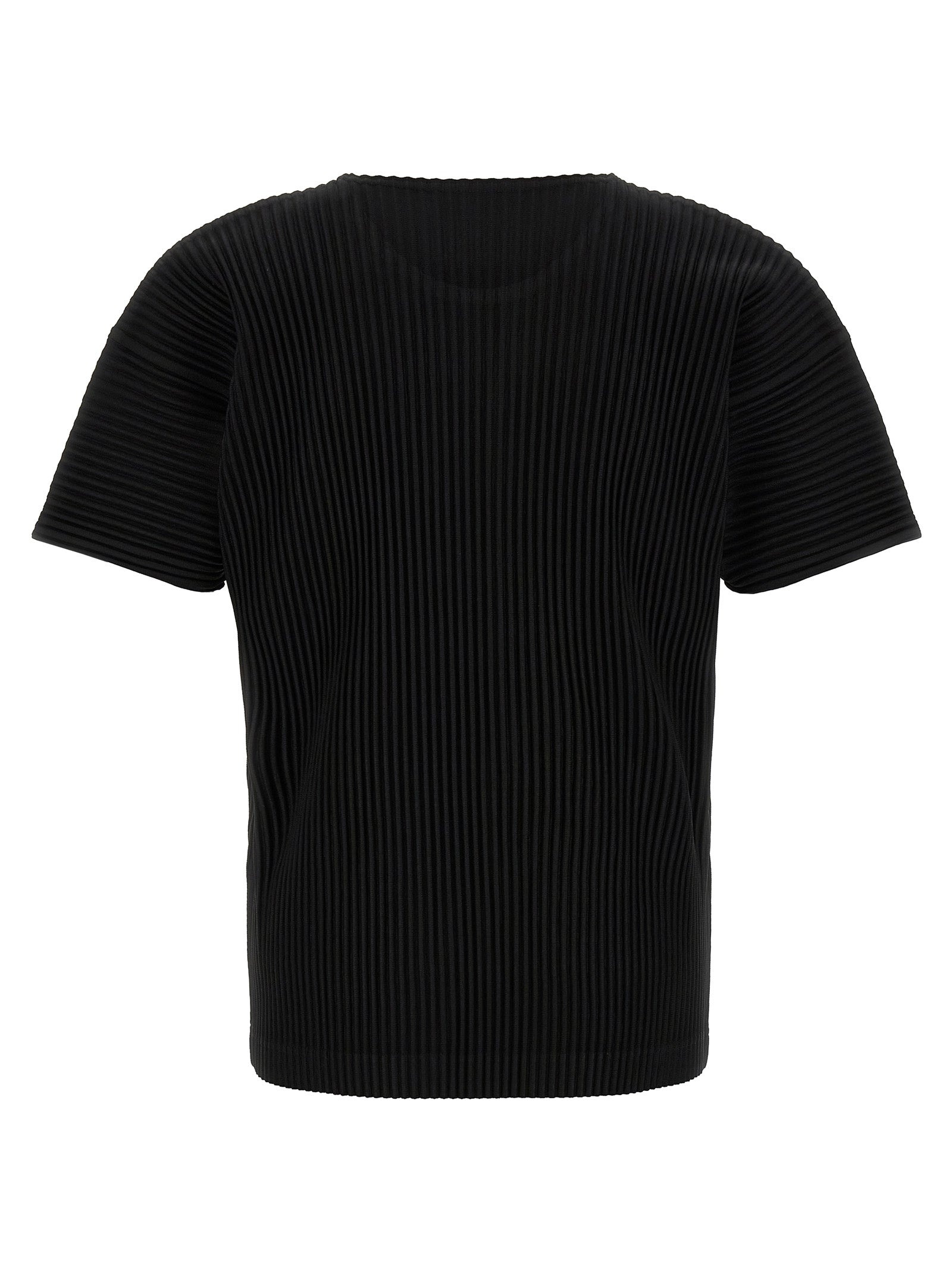Pleated T-Shirt Black - 2