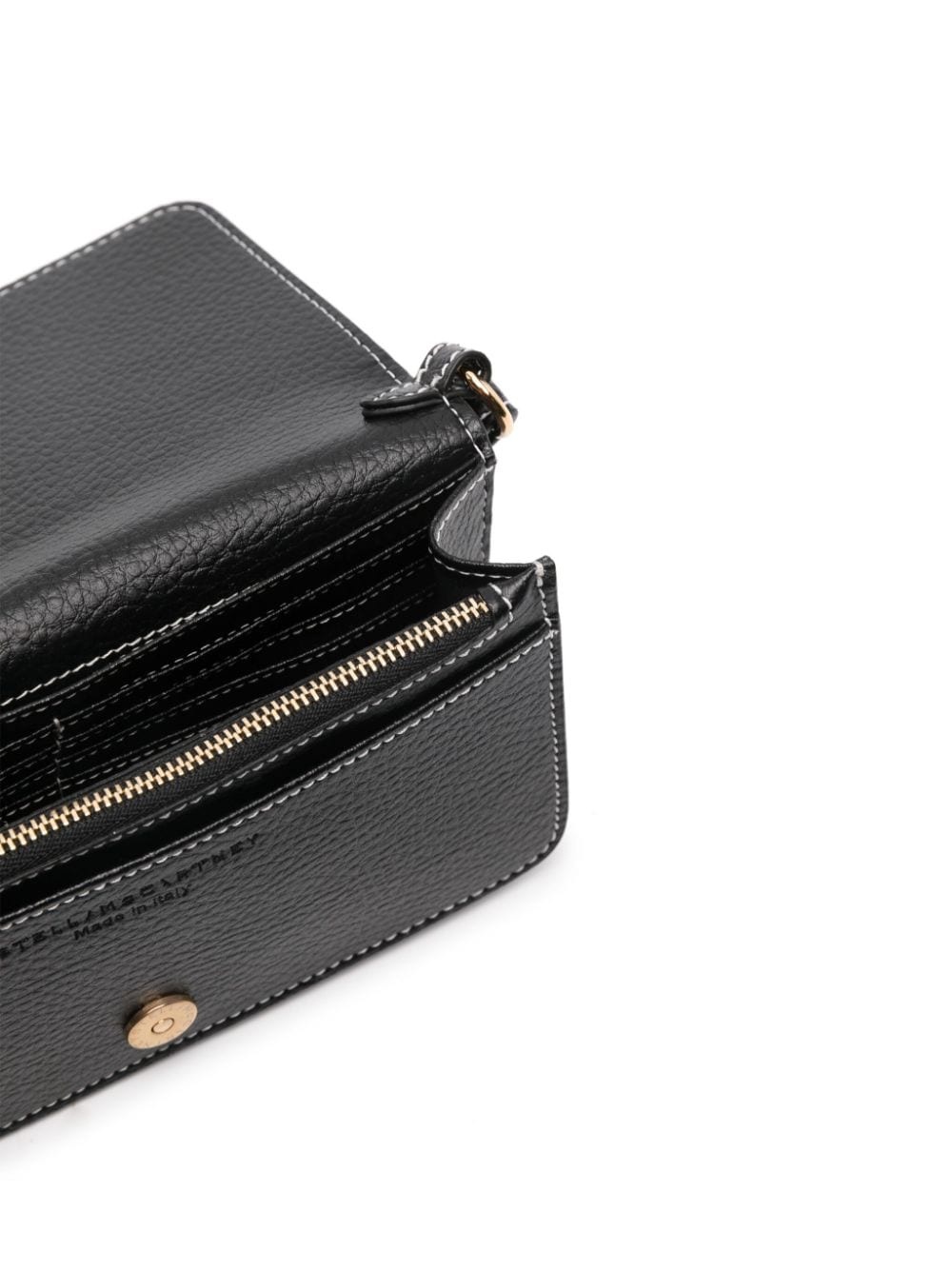 logo-perforated crossbody bag - 5