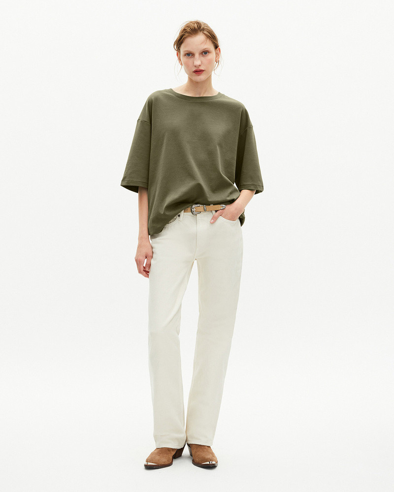 MIXED LARGE PLAIN KHAKI T-SHIRT 8
