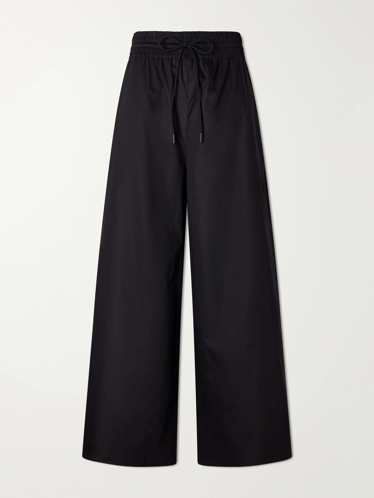 Cotton wide-leg pants Black - 1