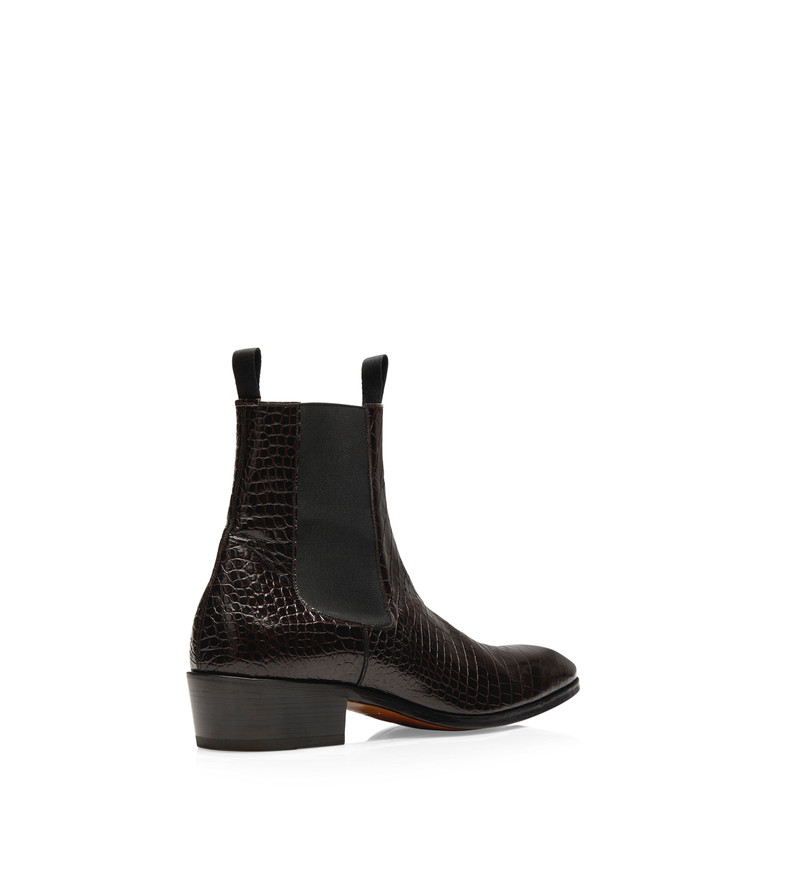 PRINTED CROC BAILEY CHELSEA BOOT 3