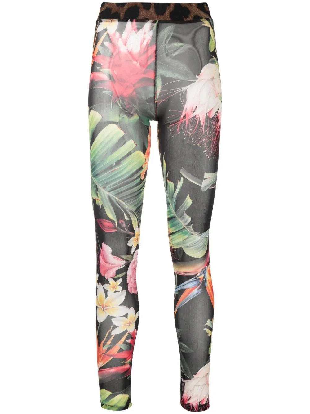 floral-print leggings - 1