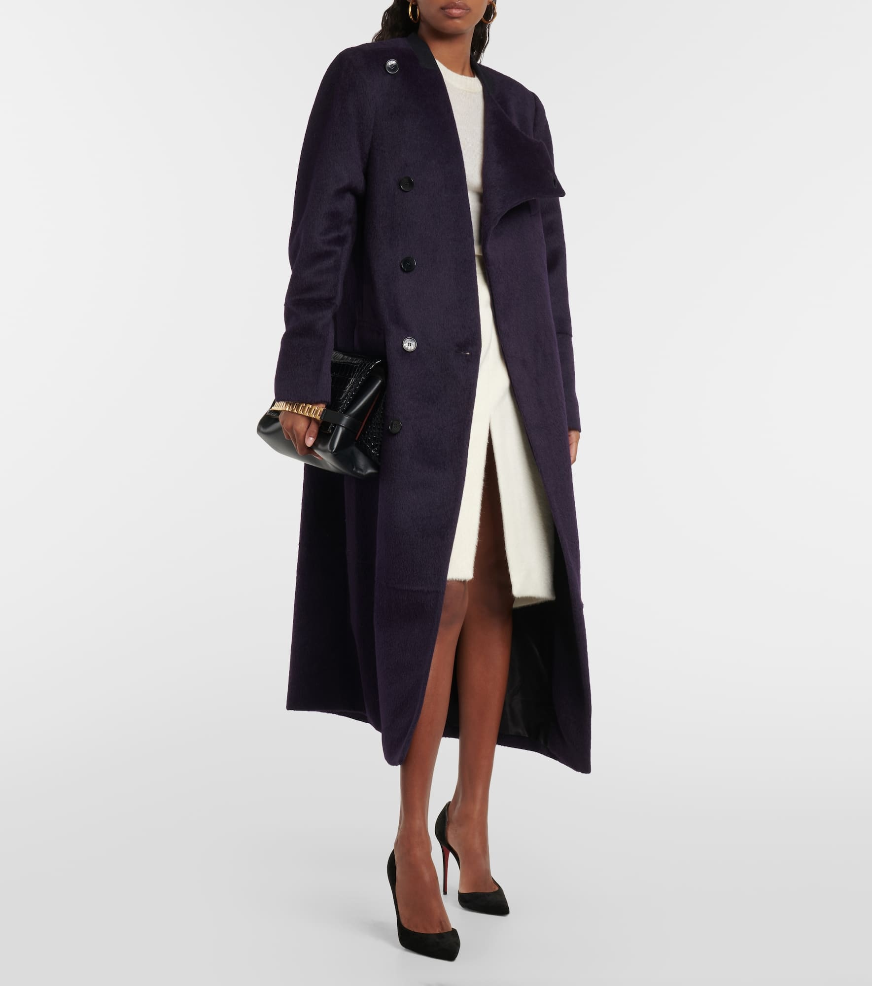 Alpaca wool-blend overcoat - 2