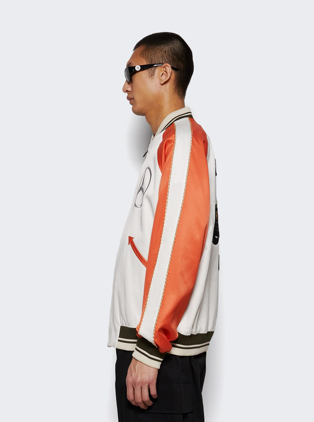 X Mercedes-benz By Nigo Satet Jacket Orange - 3