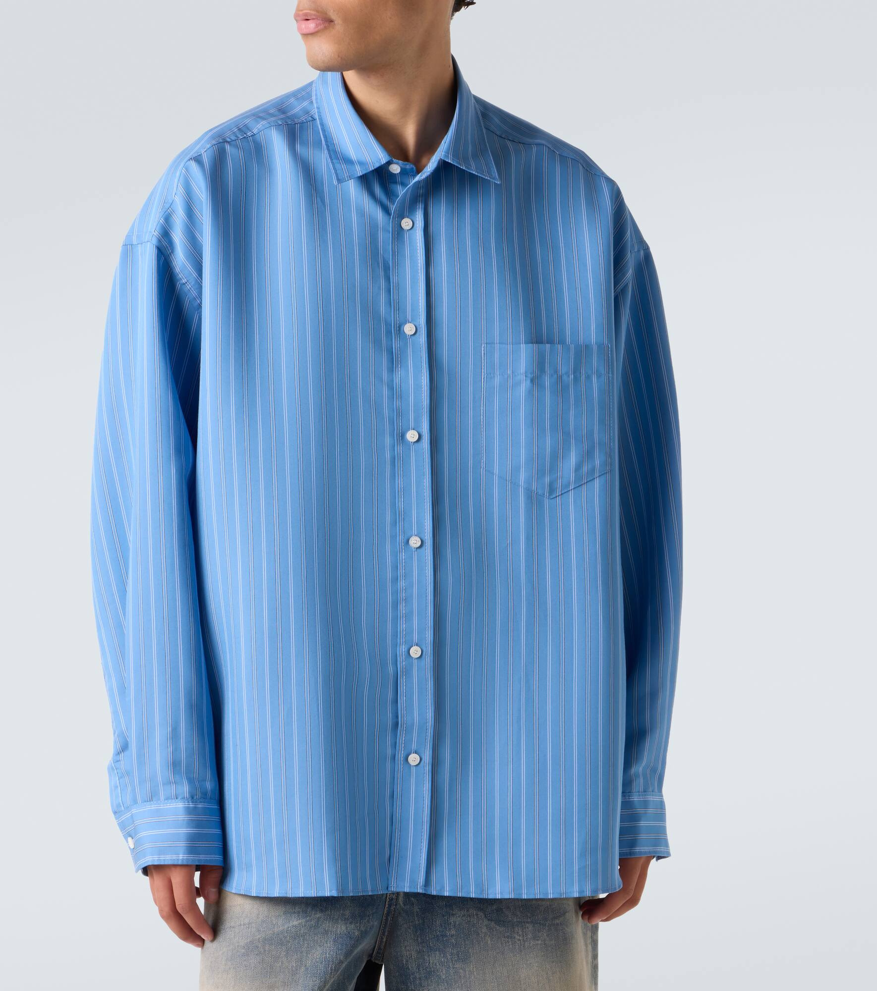 Striped oversized shirt - 3