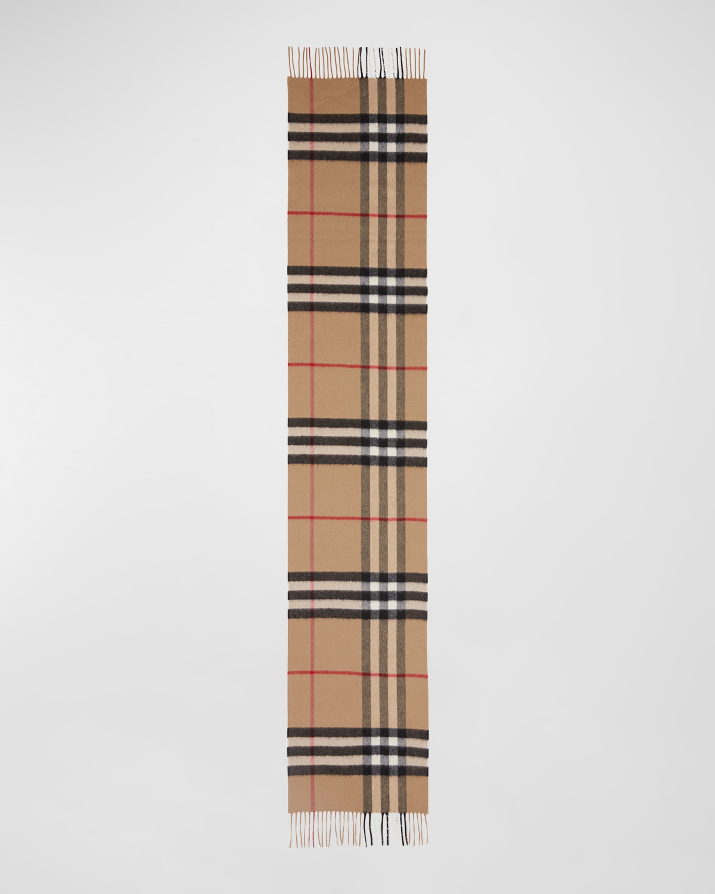 Giant Check Cashmere Scarf - 4