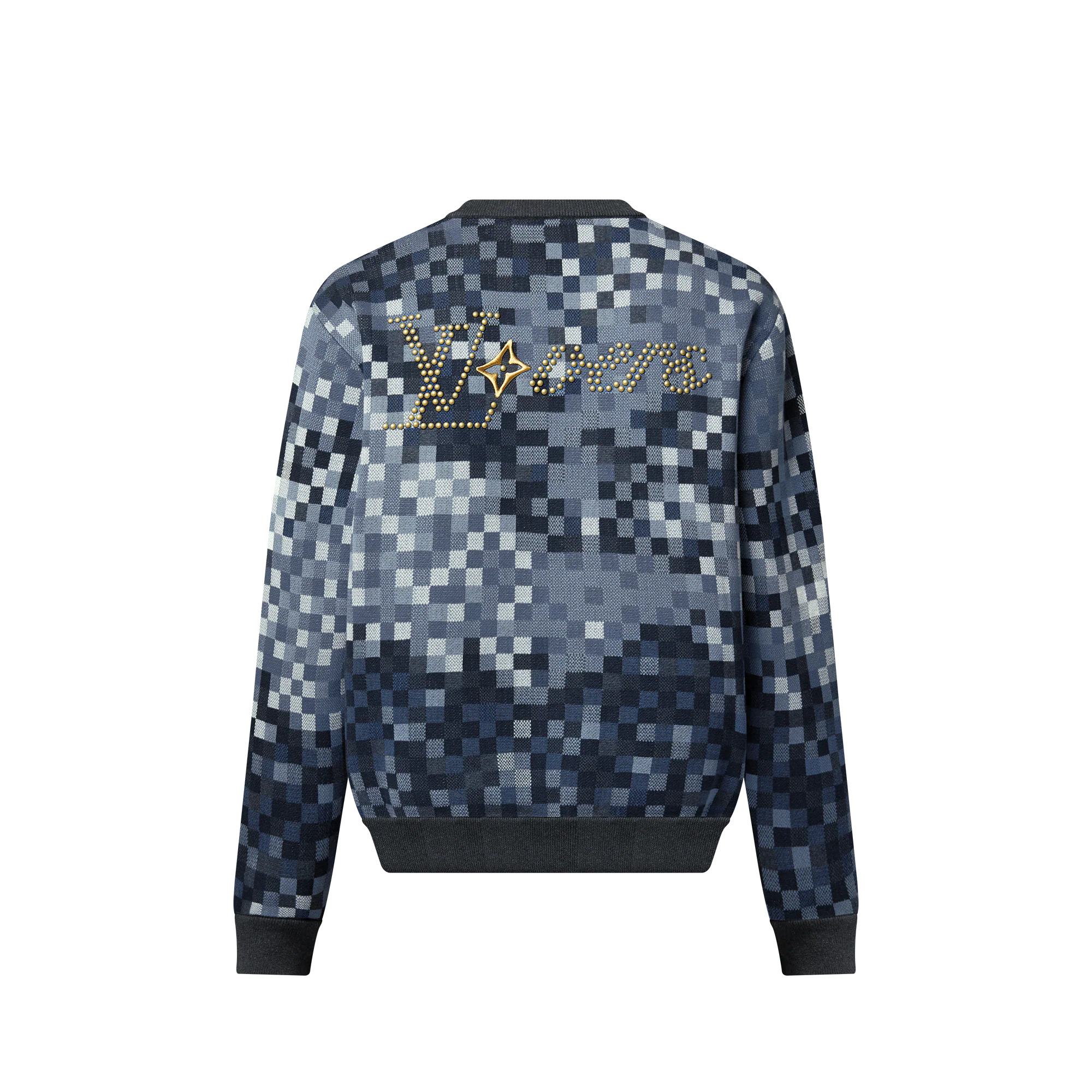 LV Lovers Damoflage Jacquard Pullover - 3