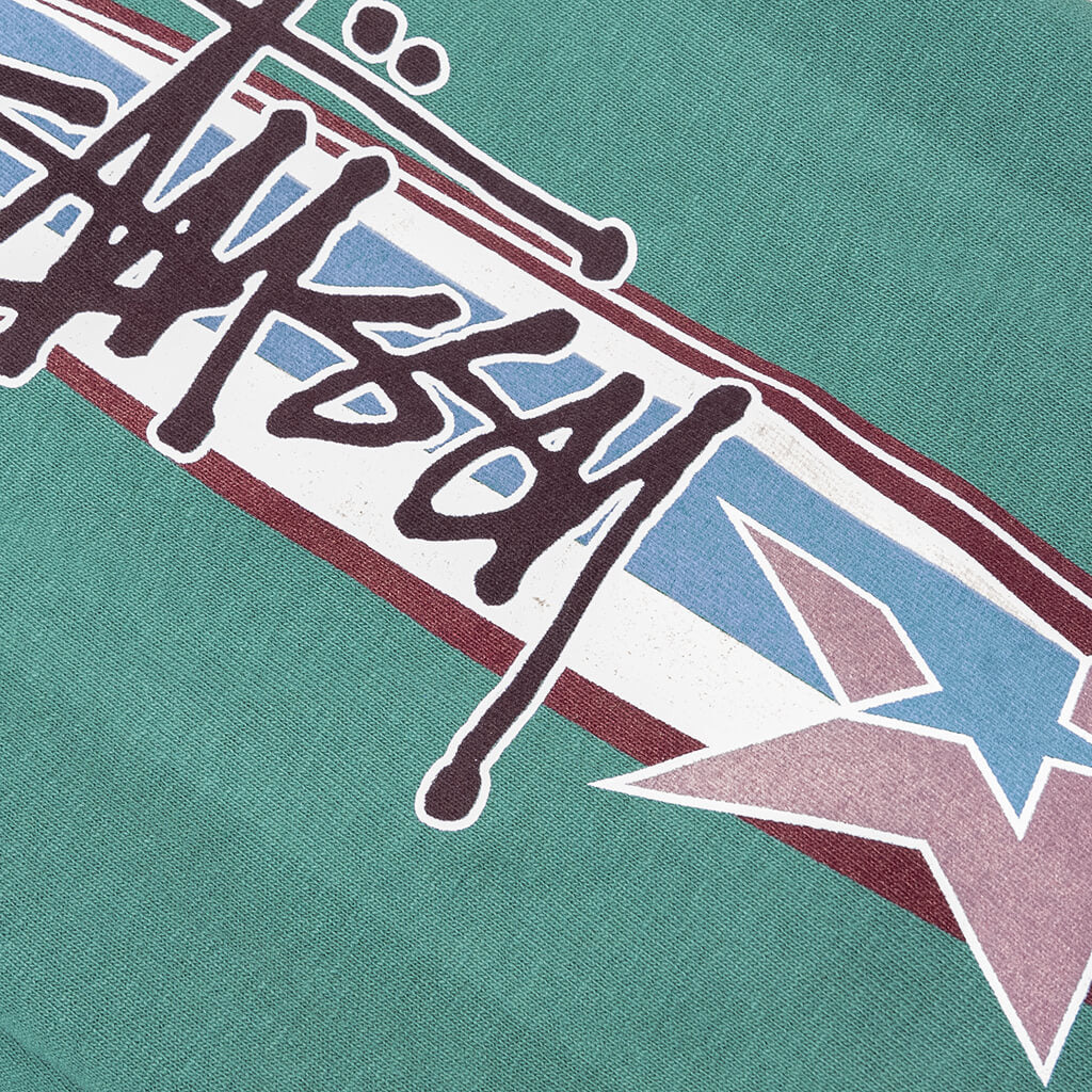 TWO STAR PIGMENT DYED L/S TEE - PINE - 3