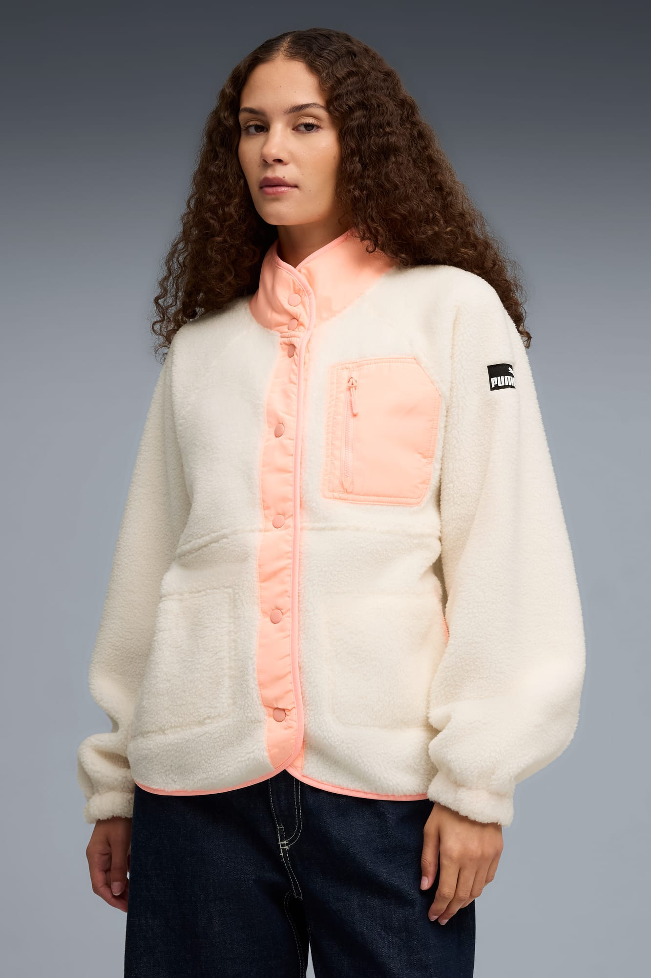 Polar Fleece Women's Sherpa Jacket - 3