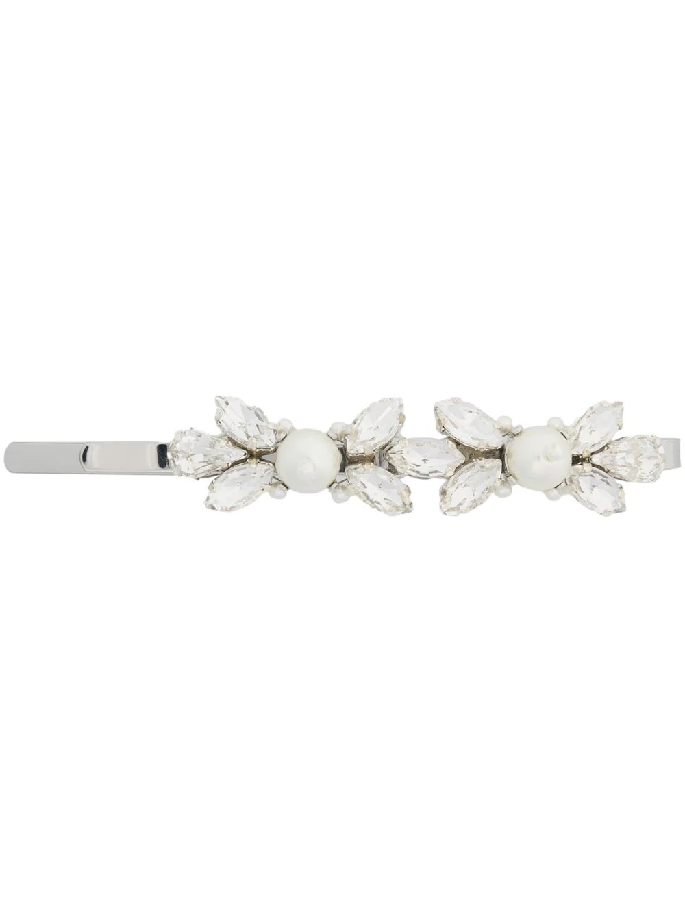 crystal-embellished hair clip - 1