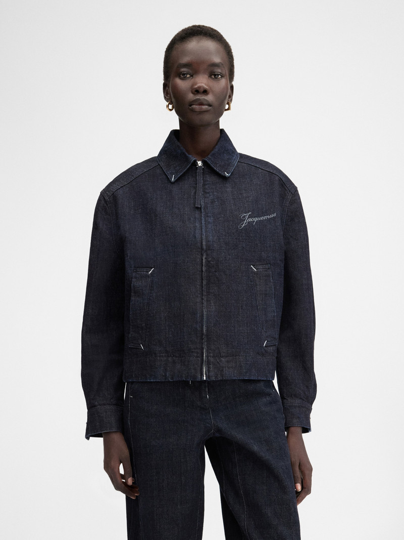 JACQUEMUS The Canevas de-Nîmes denim jacket outlook
