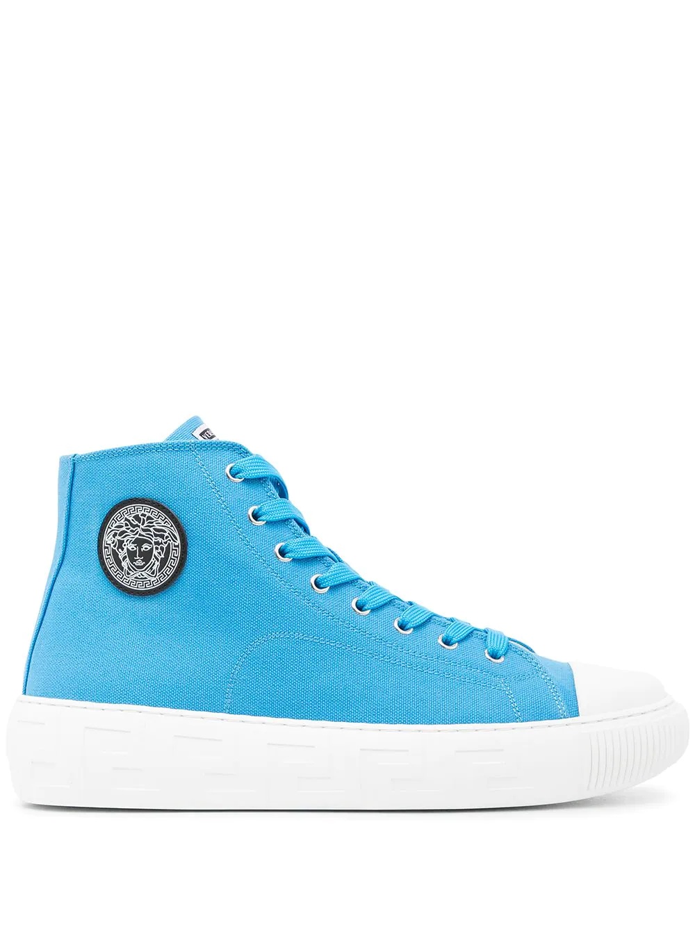 logo patch high-top sneakers - 1